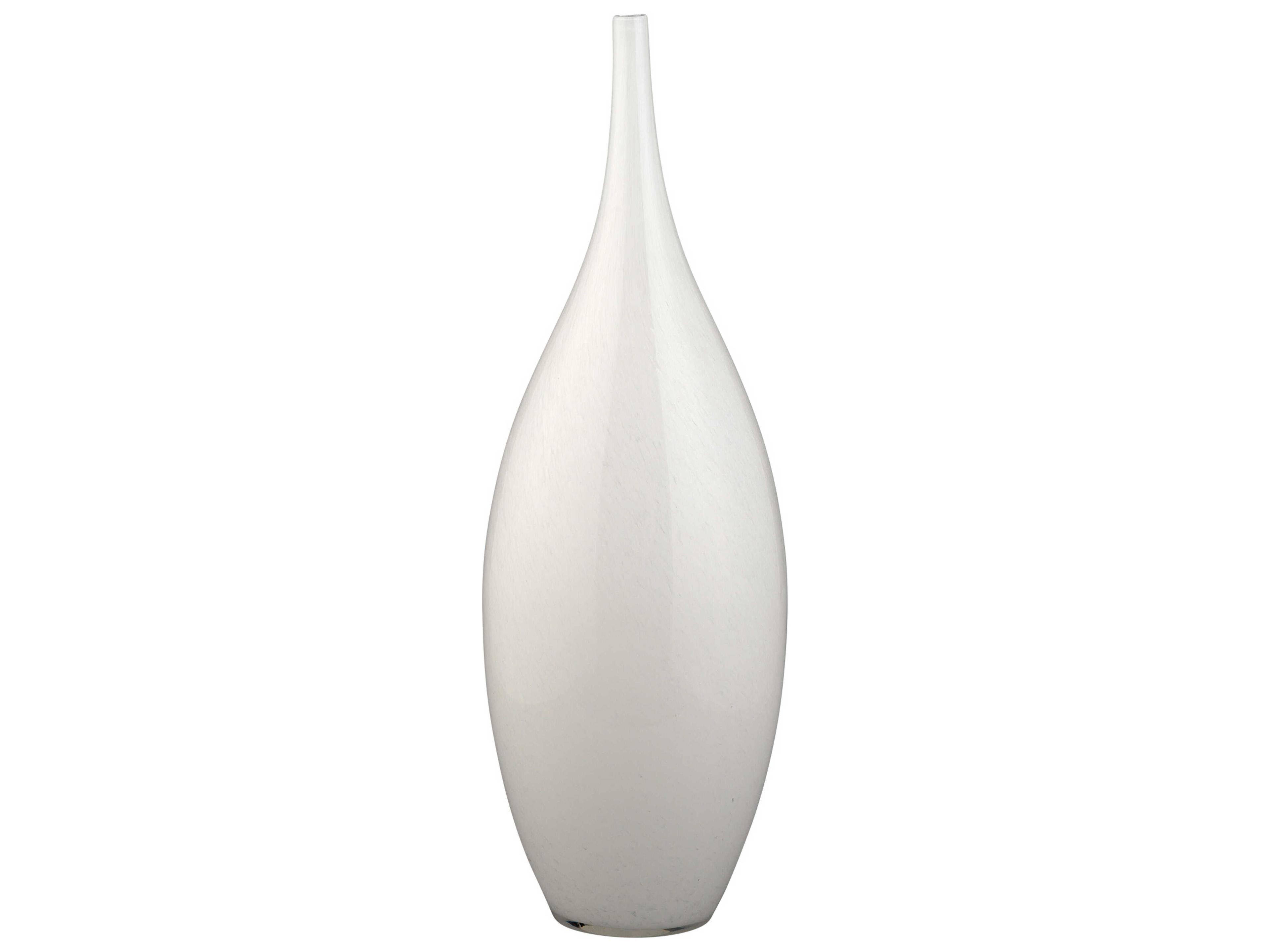Jamie Young Nymph White Glass Vase Set of 3