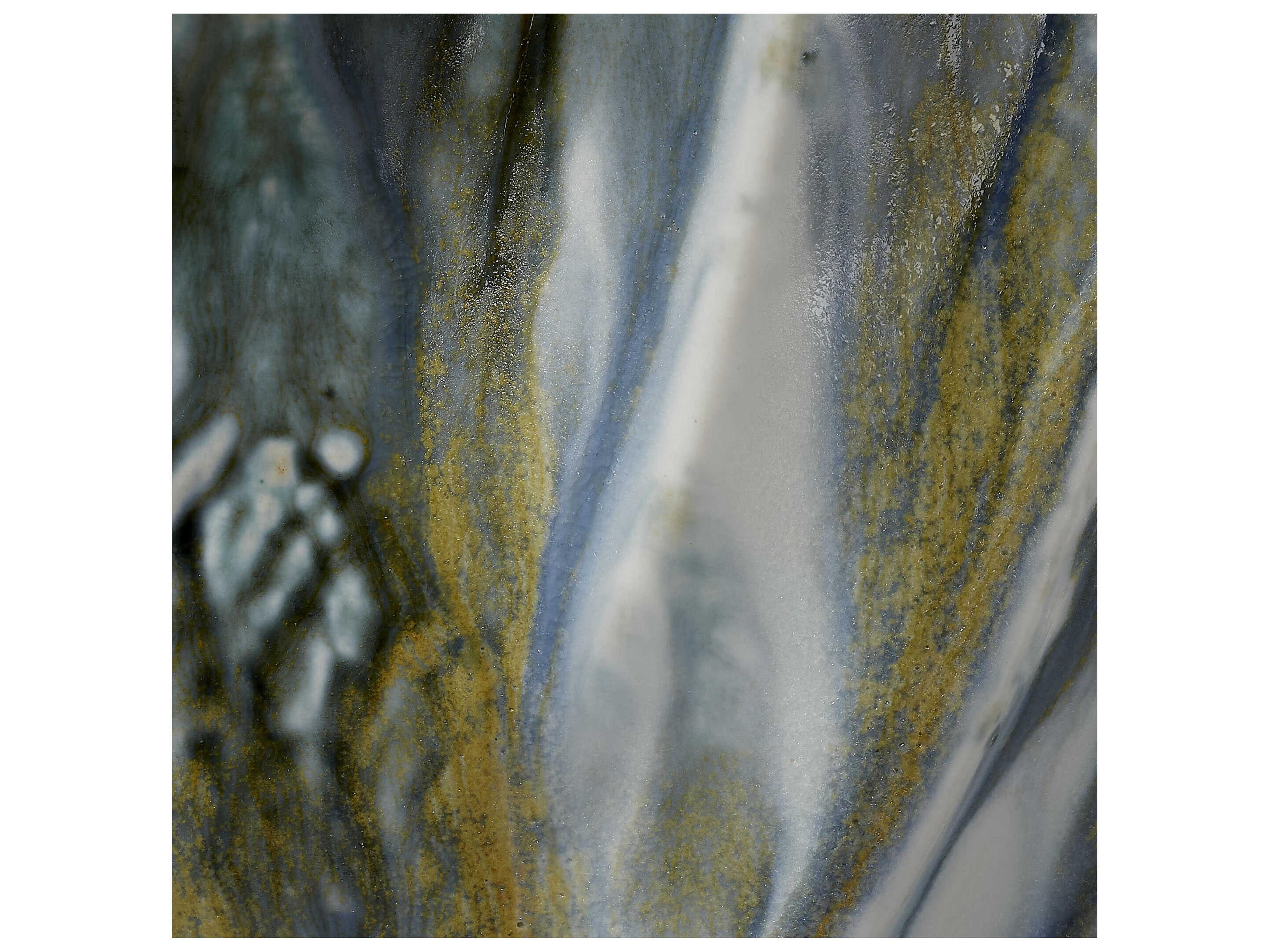 Jamie Young Orca Reactive Blue Glaze Vase