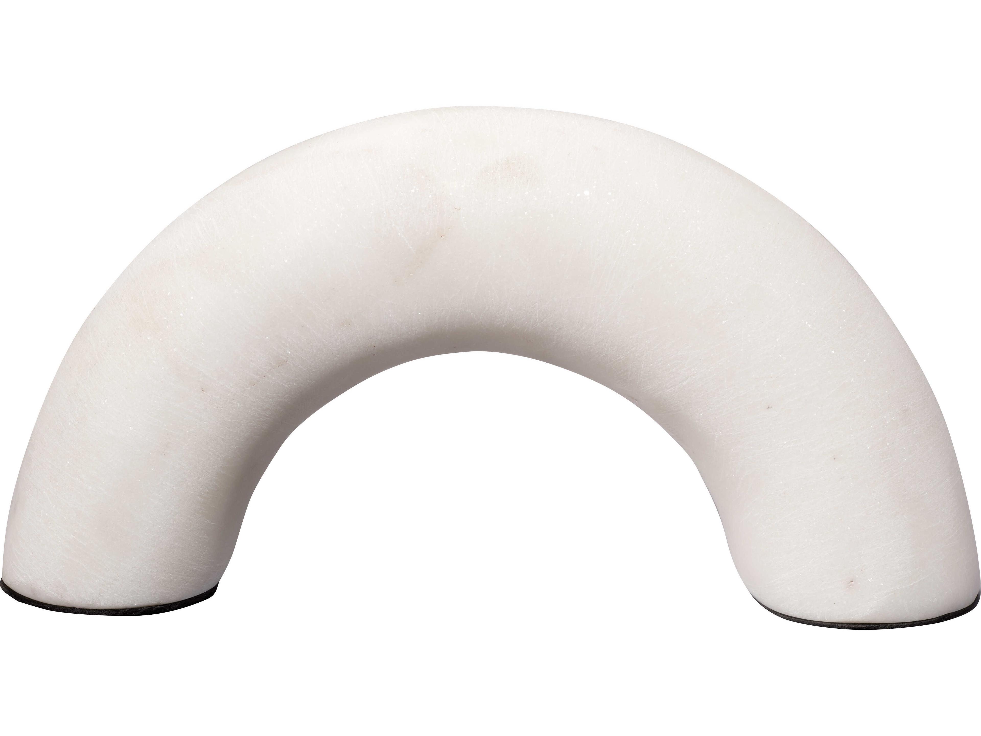 Ostrich White Marble 3" High Sculpture