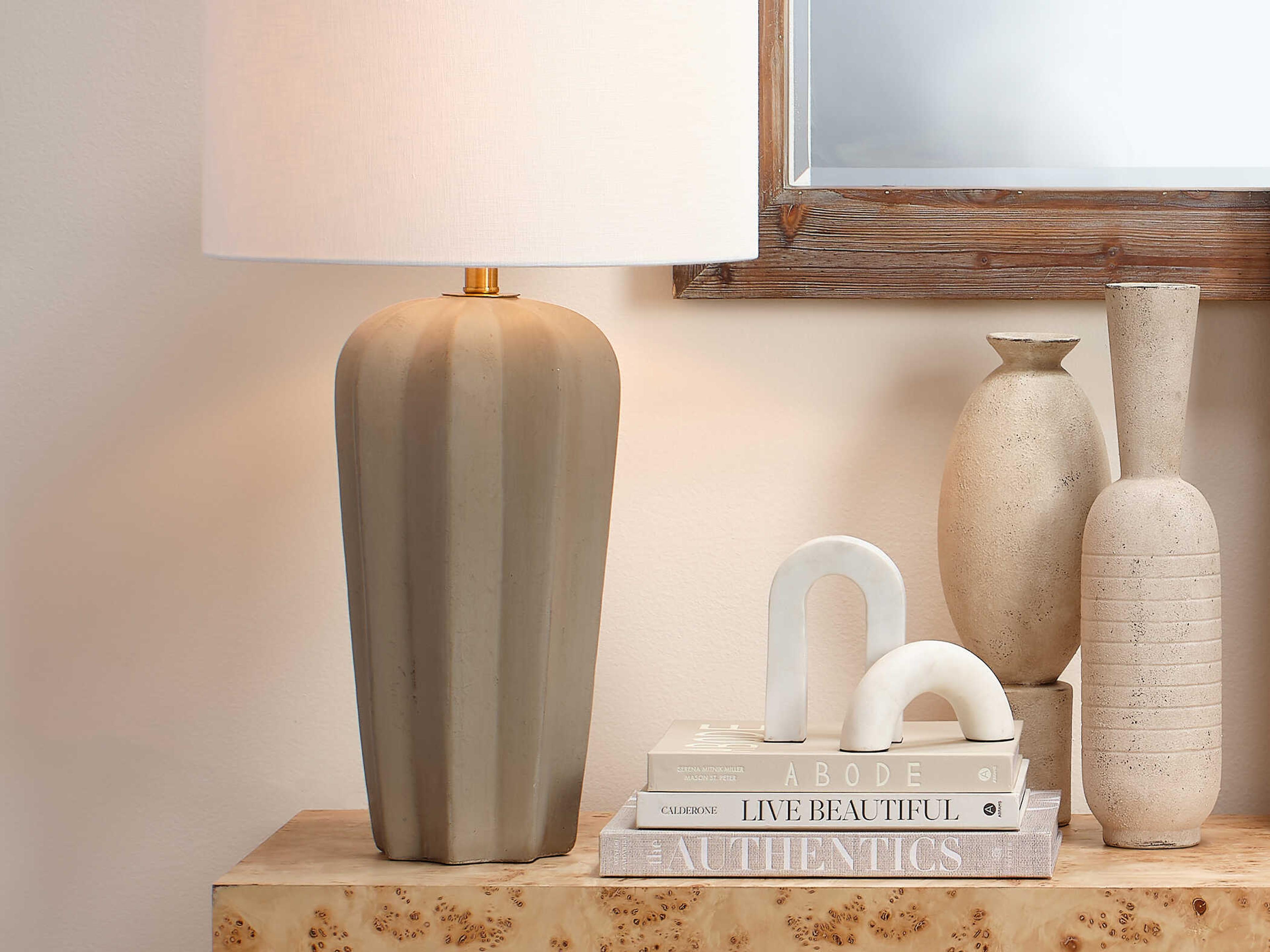 Jamie Young Ostrich White Marble 3" High Sculpture