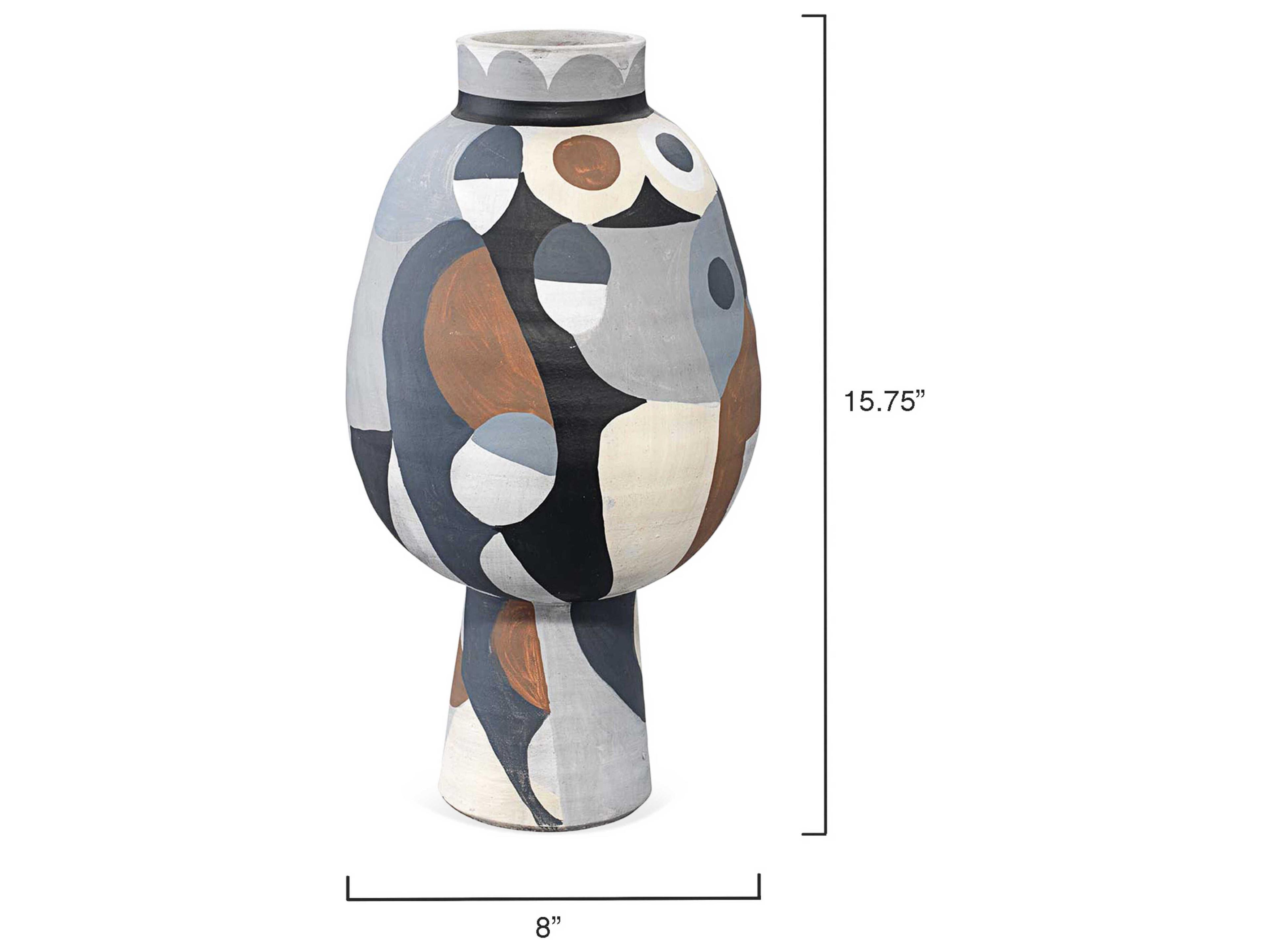 Jamie Young Pablo Neutral Medium Vase