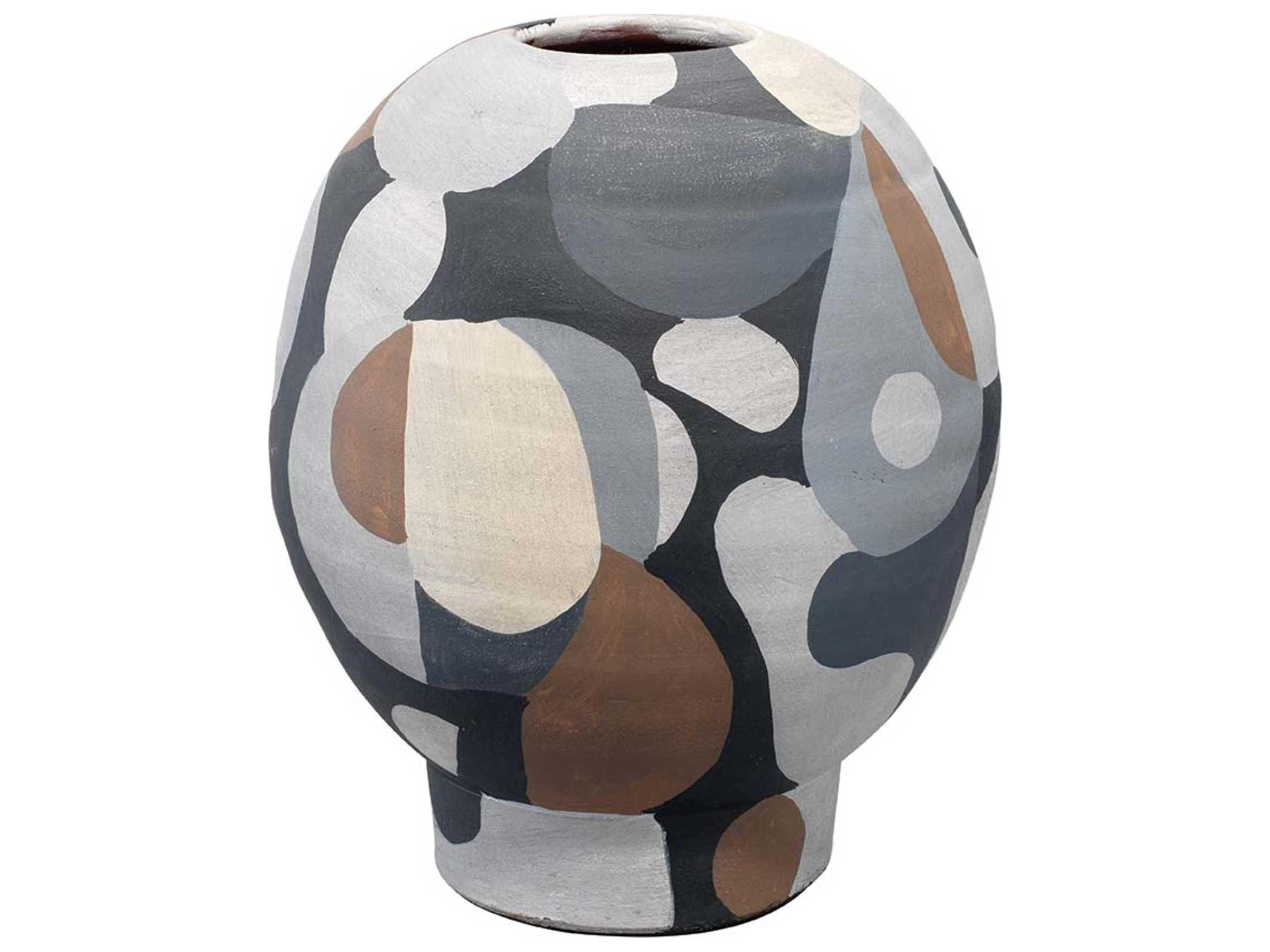 Jamie Young Pablo Neutral Short Vase