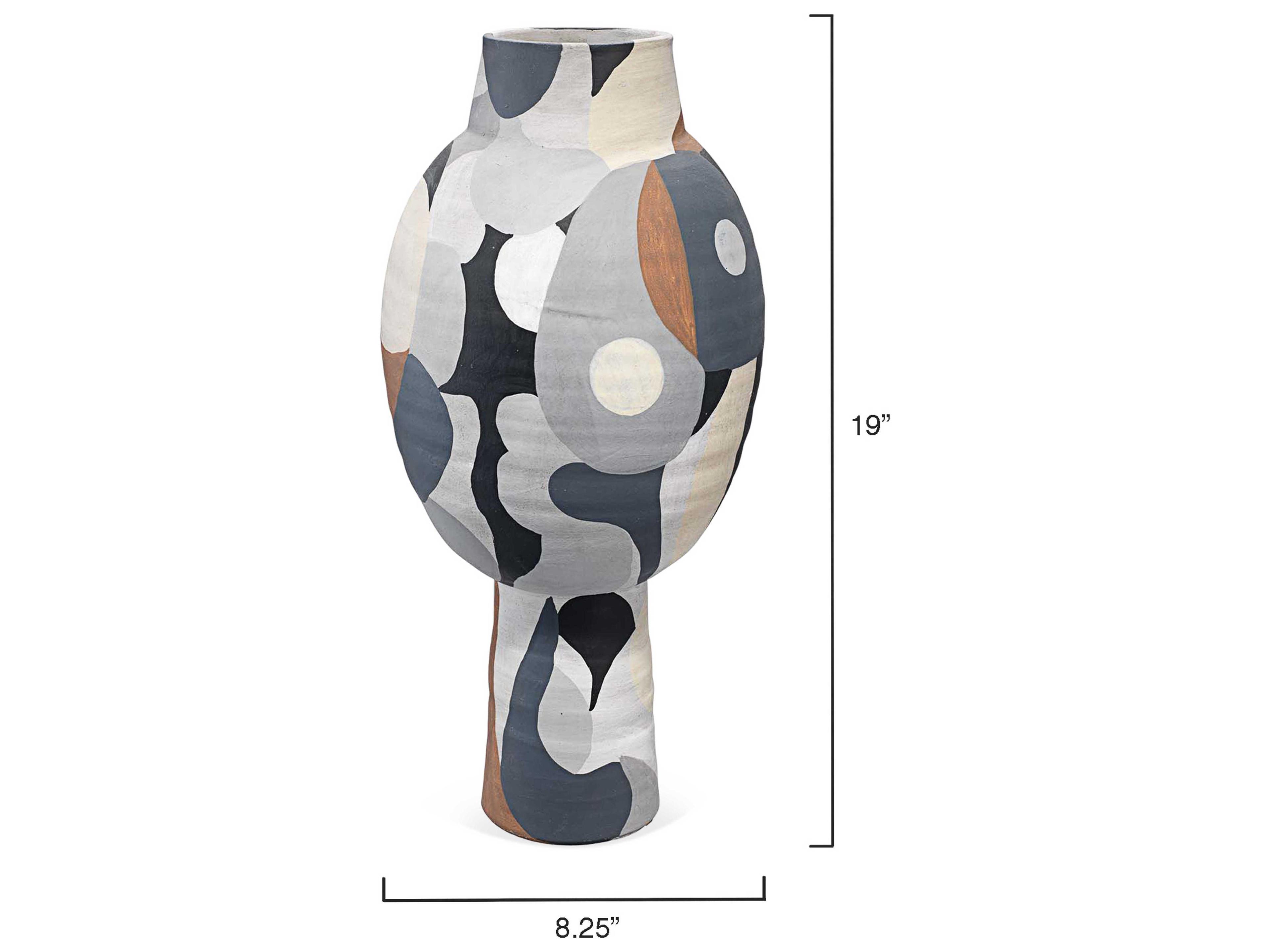 Jamie Young Pablo Neutral Tall Vase