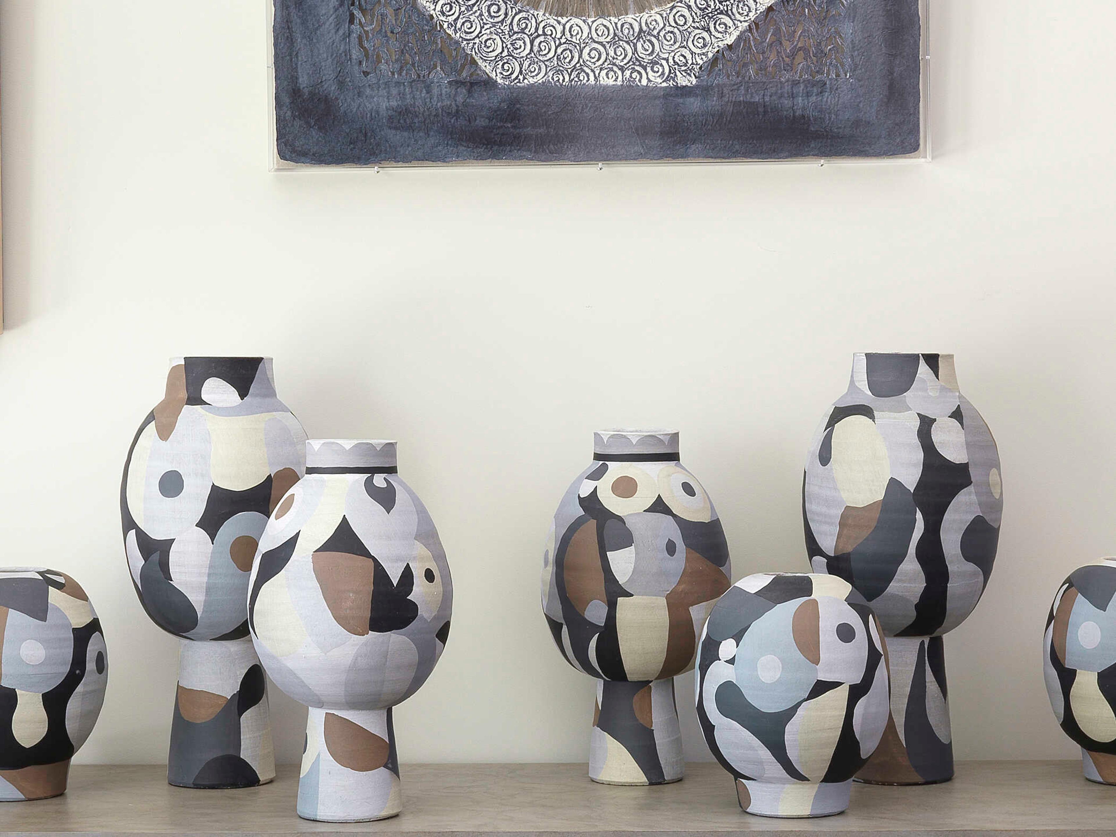 Jamie Young Pablo Neutral Tall Vase