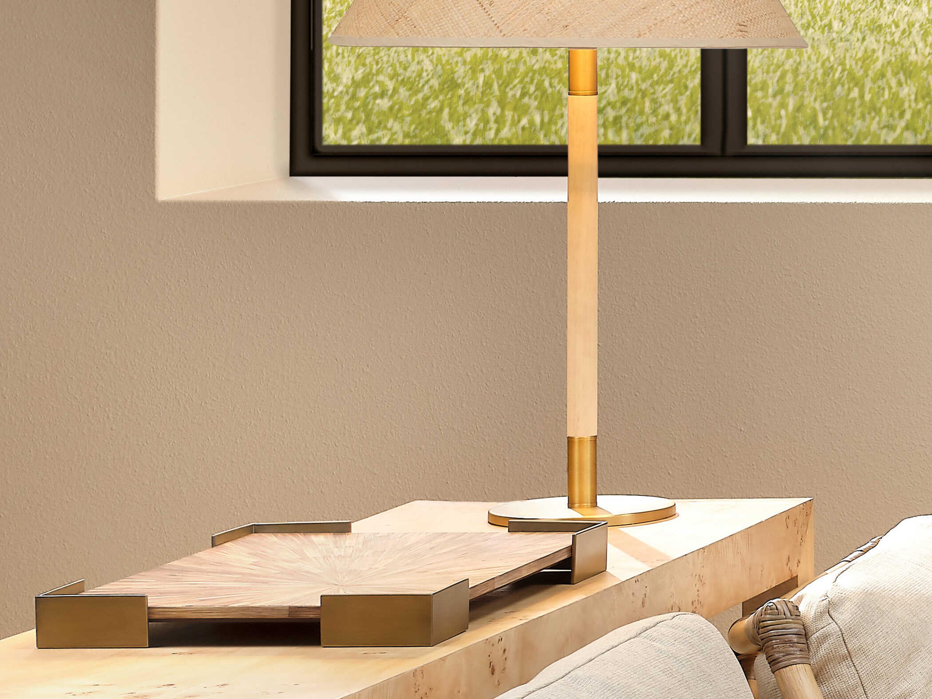 Jamie Young Palm Marquetry Tray