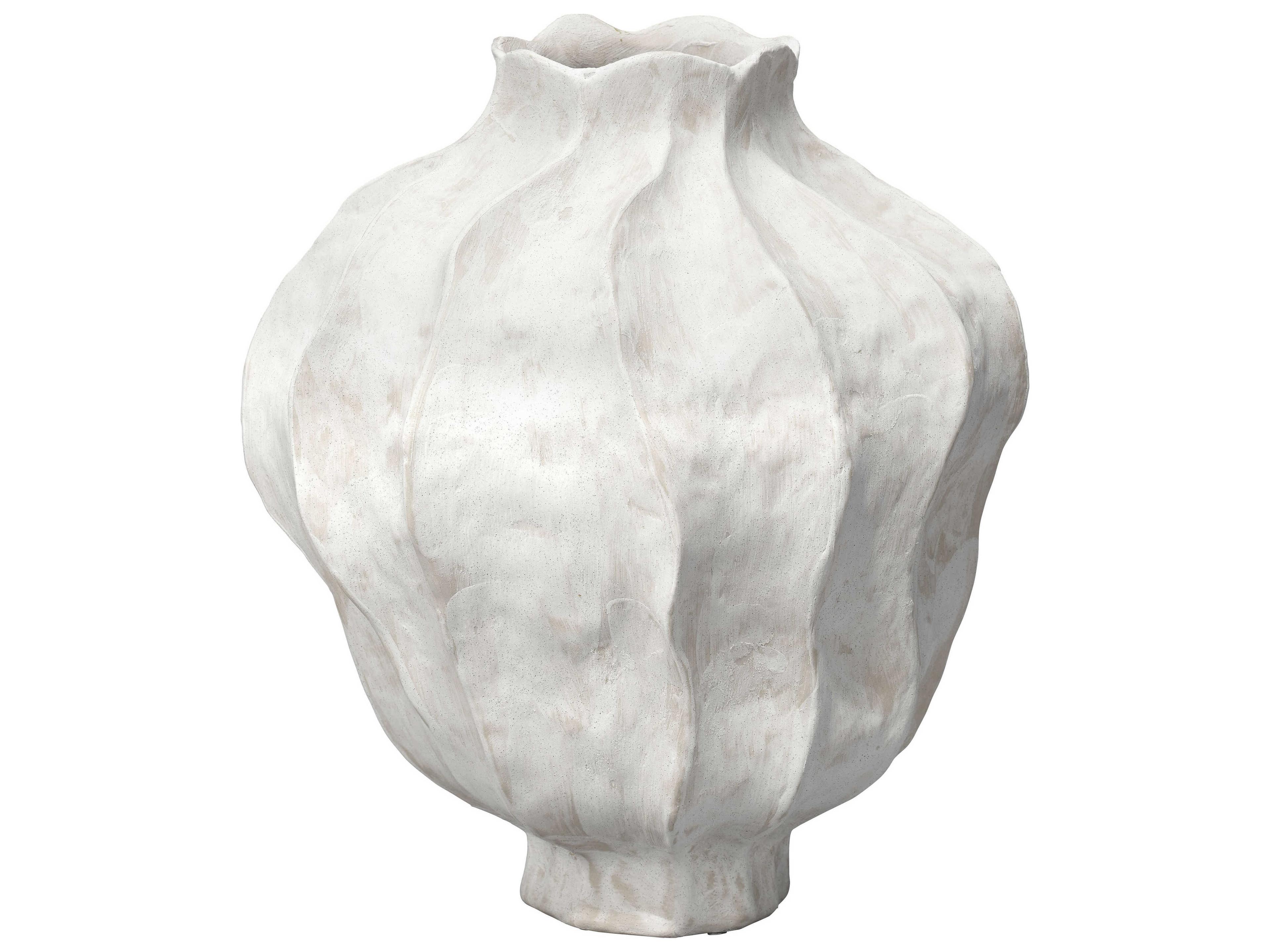 Poppy White Vase