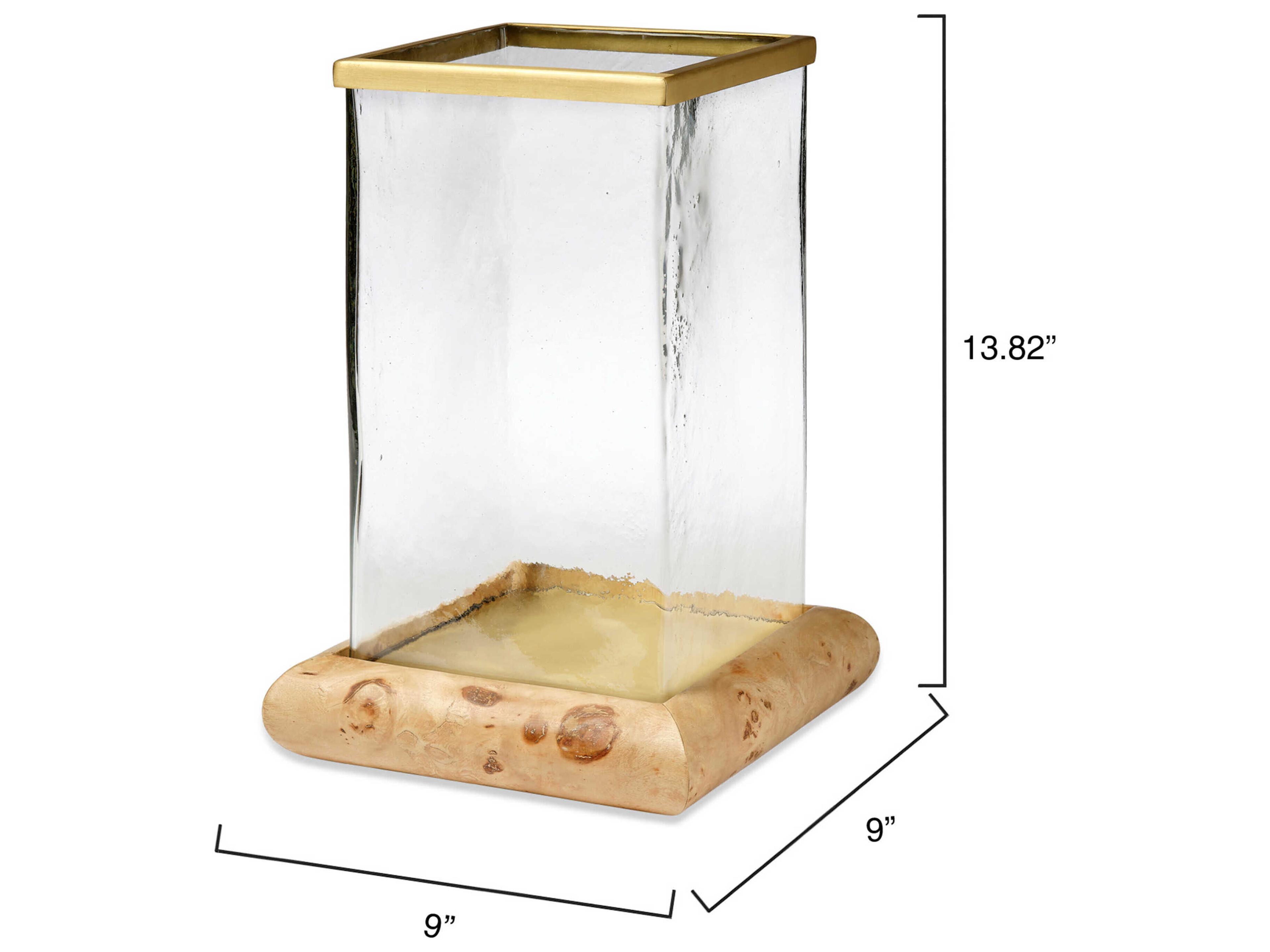 Jamie Young Rhine Brass / Natural Hurricane