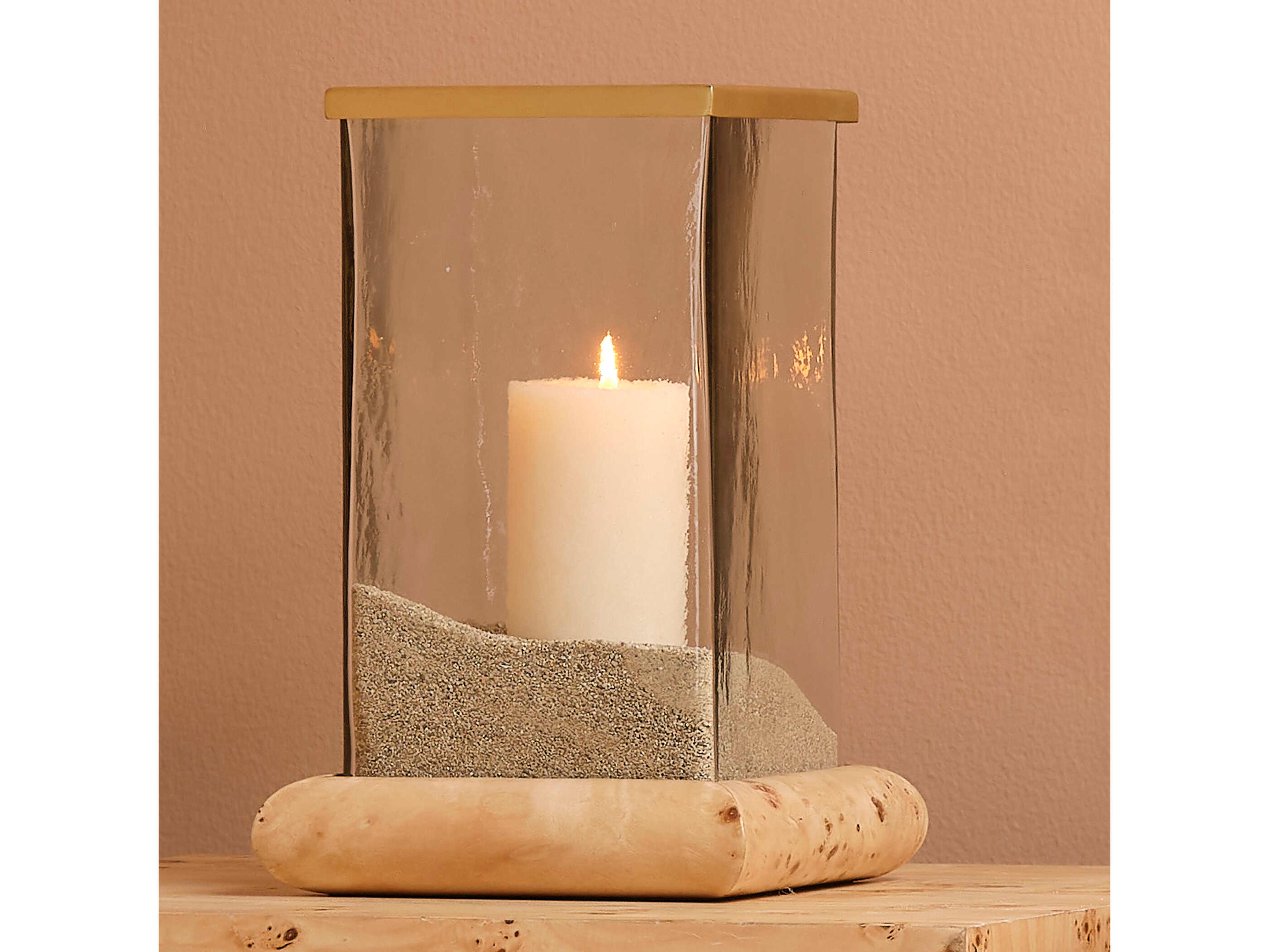 Jamie Young Rhine Brass / Natural Hurricane