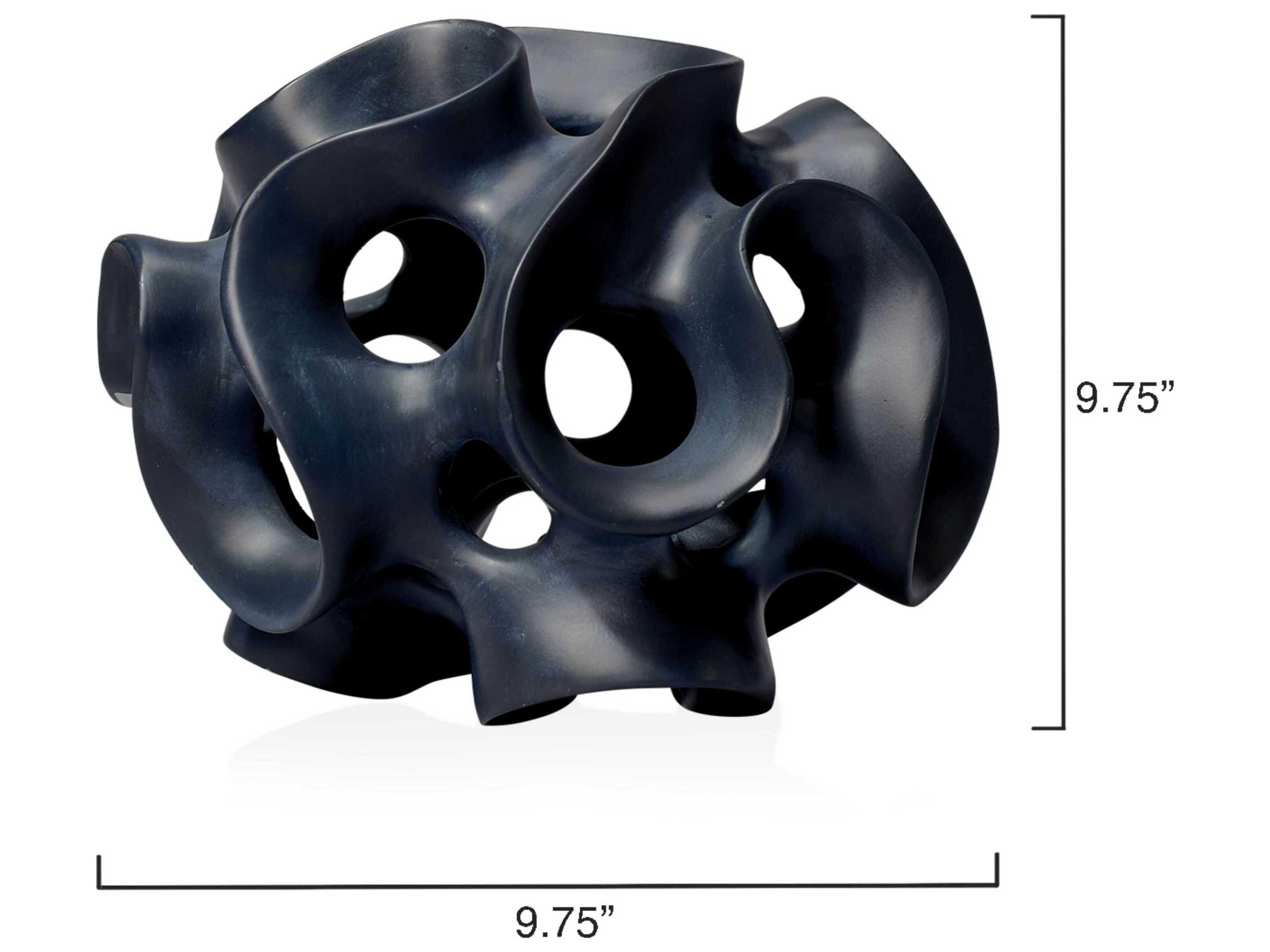 Jamie Young Black Ribbon Sphere