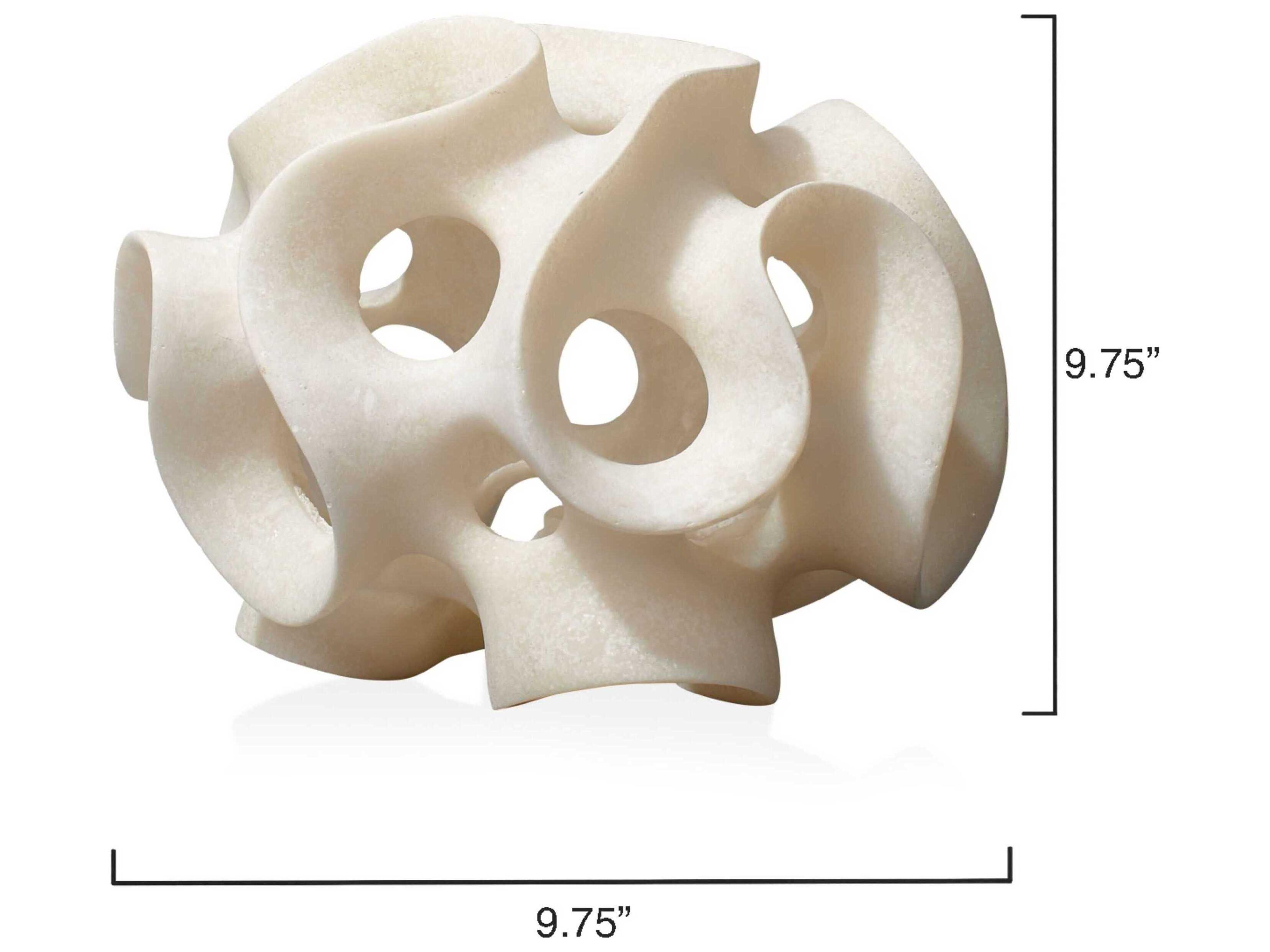 Jamie Young White Ribbon Sphere