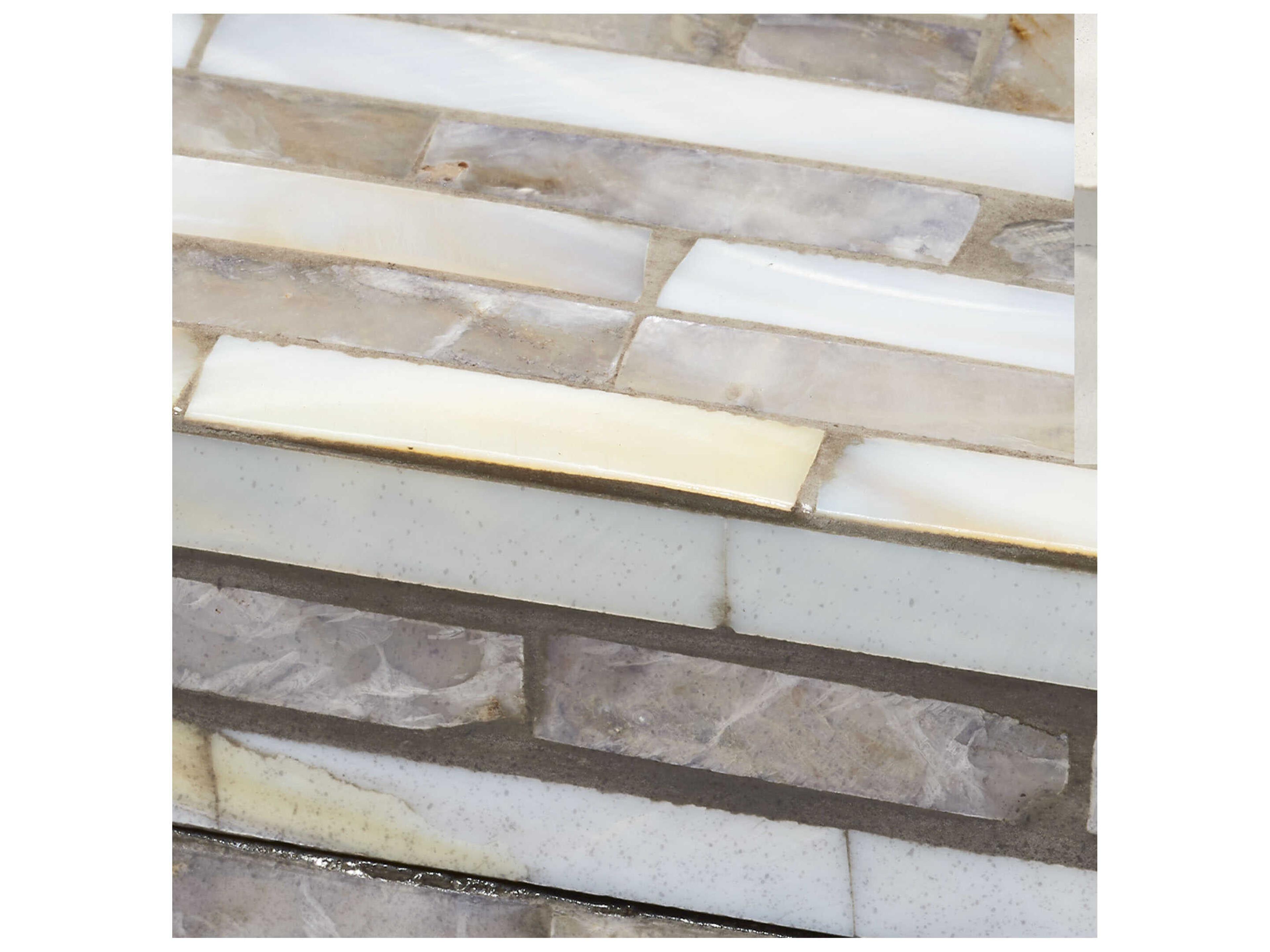 Jamie Young Roosevelt Mother of Pearl Grey Decorative Box