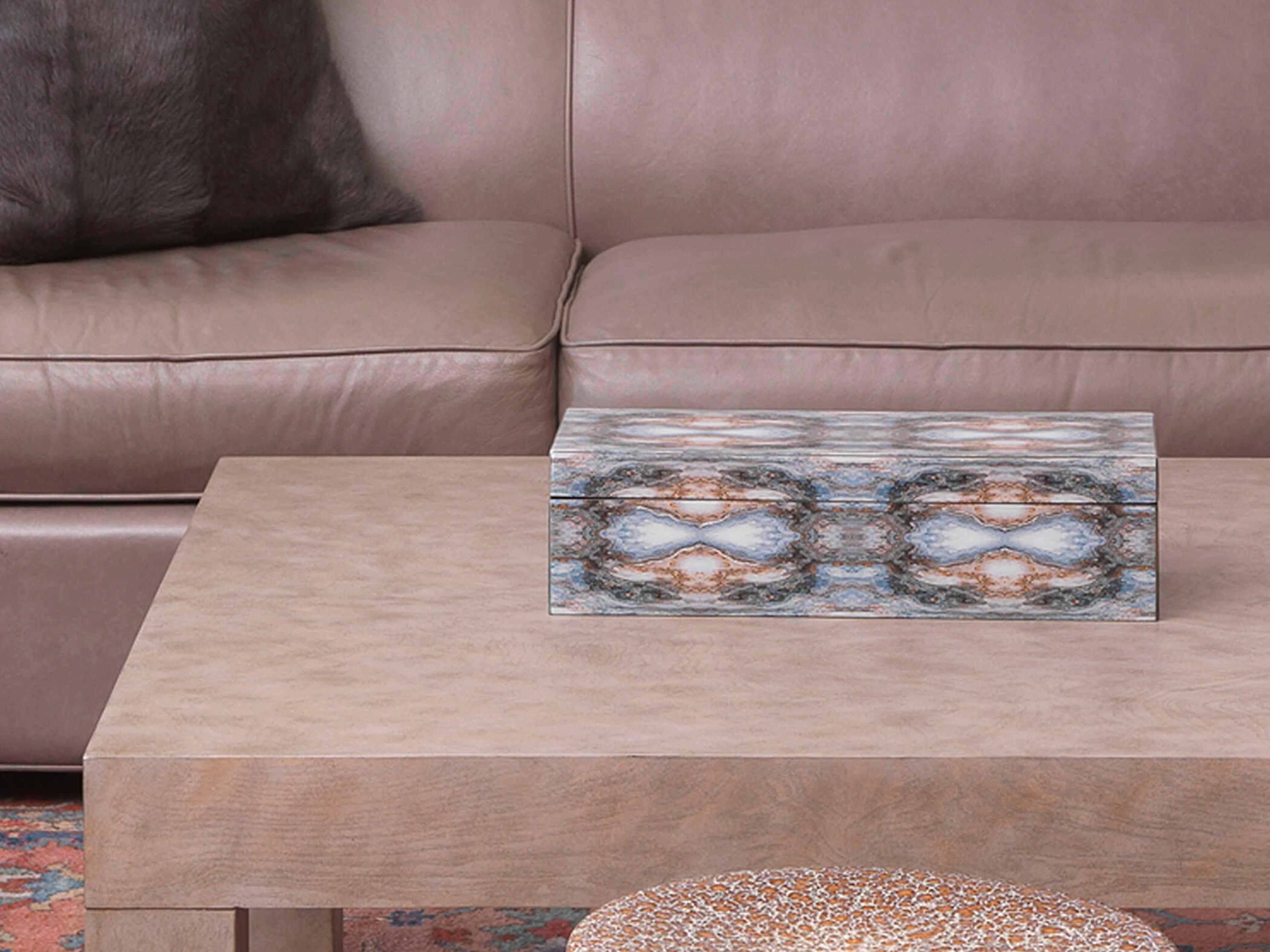 Jamie Young Indigo Blue Lacquer Jewelry Box