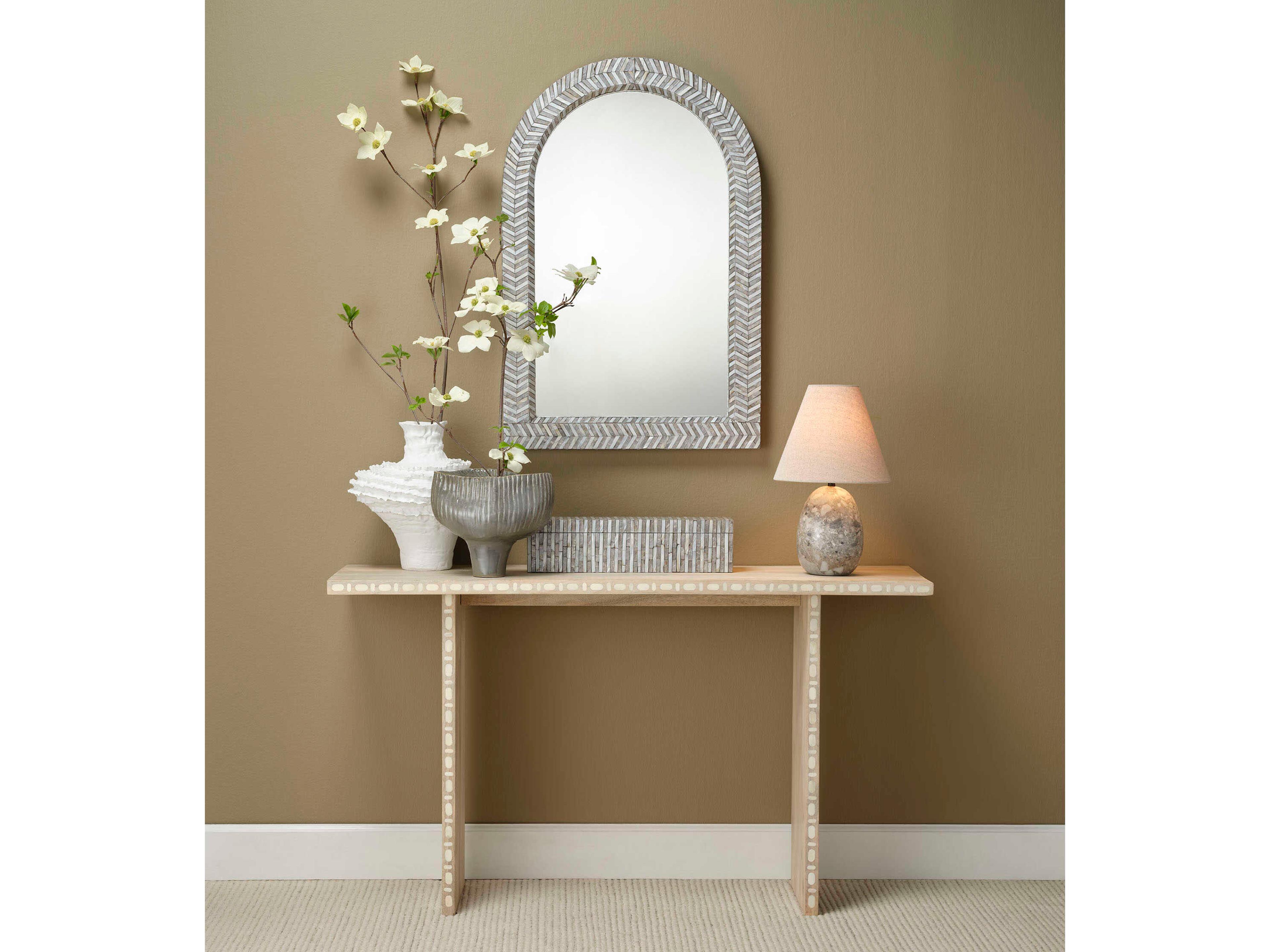 Jamie Young Ruffle White Vase