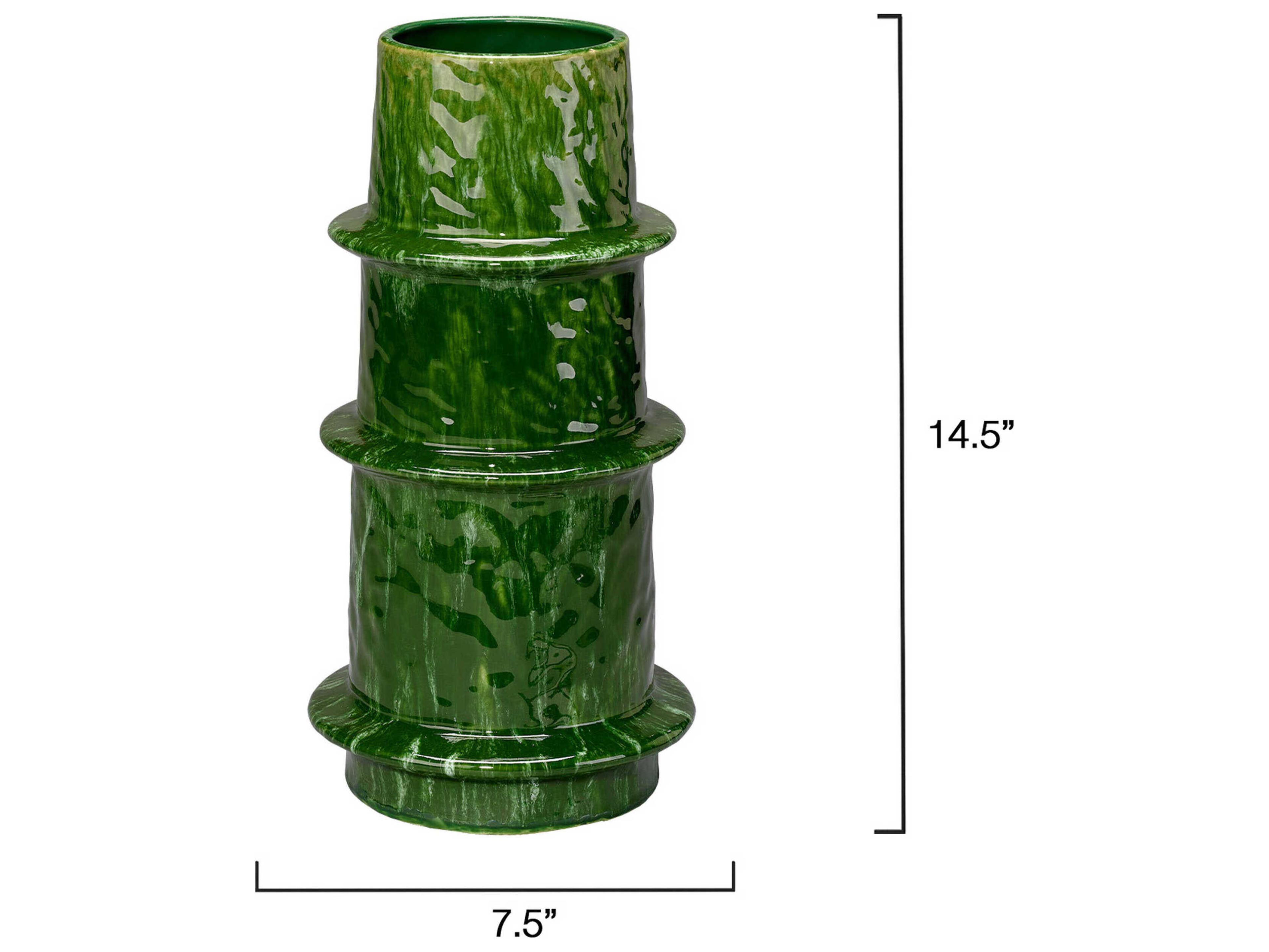 Jamie Young Saturn Green Vase