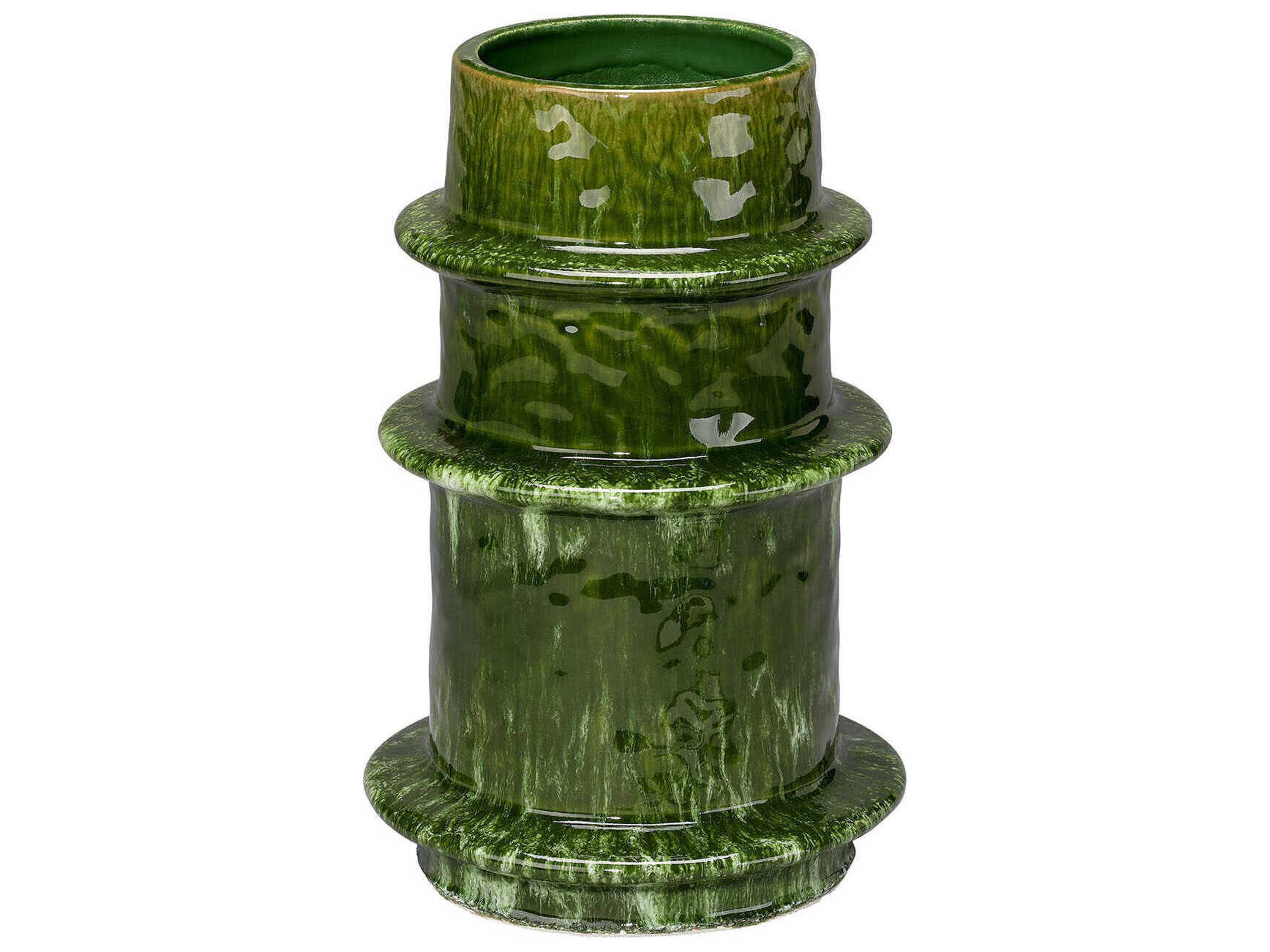 Saturn Green Vase