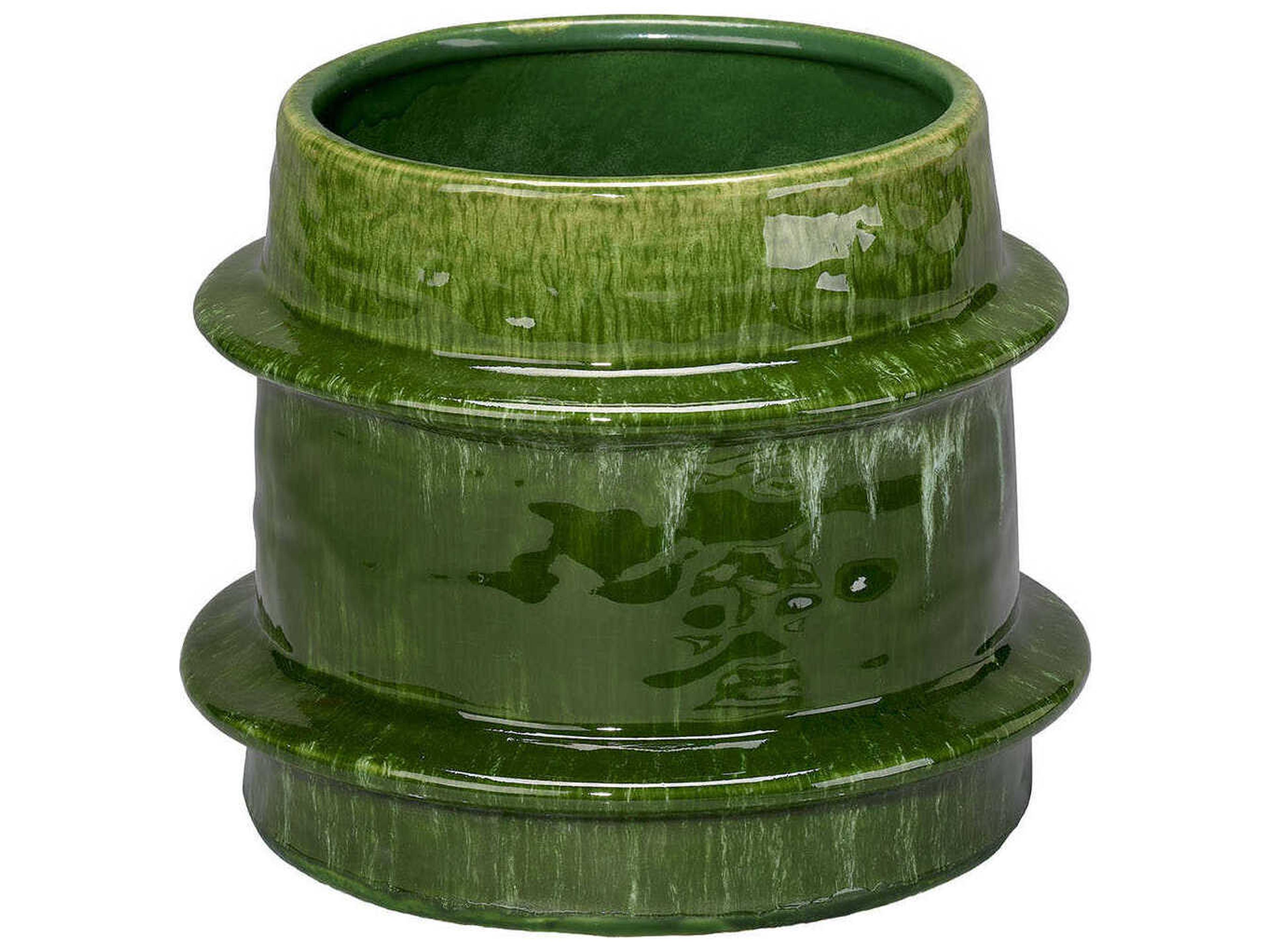 Saturn Green Vase