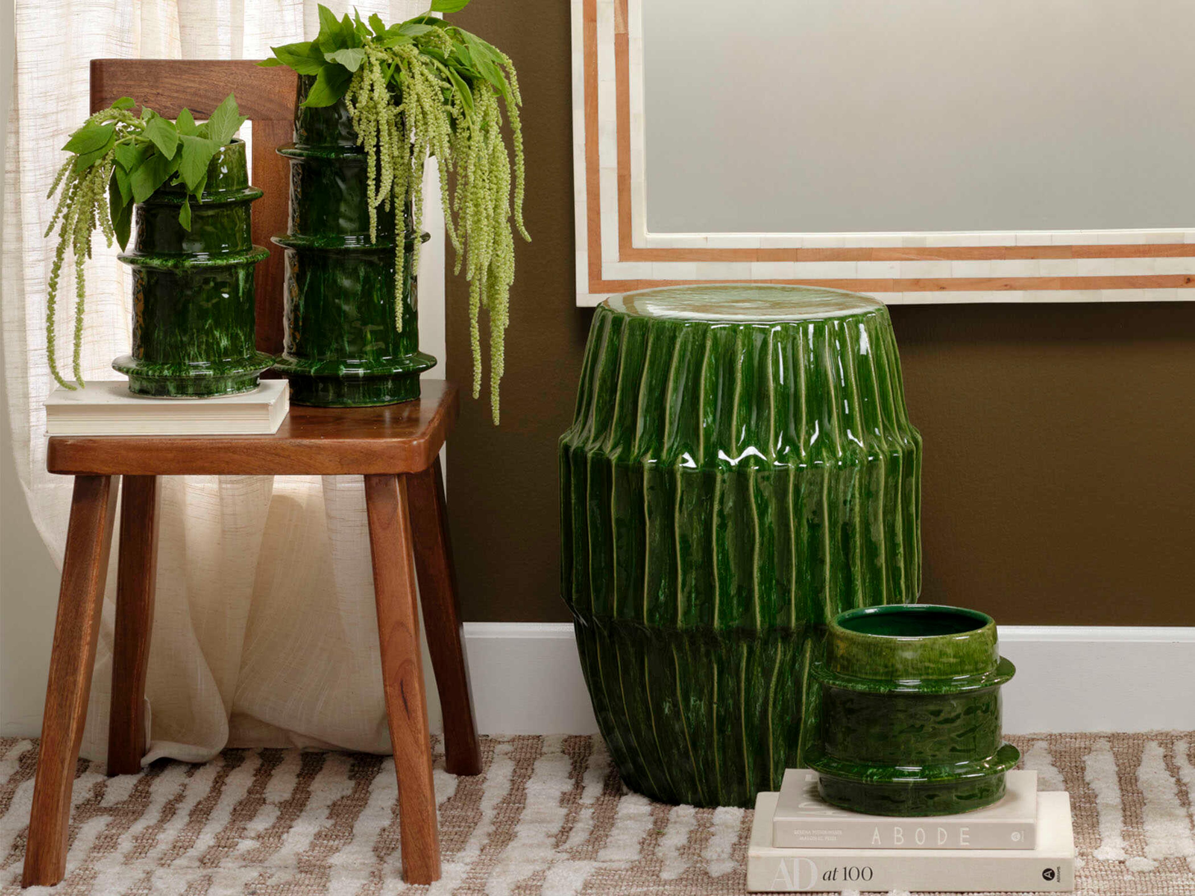 Jamie Young Saturn Green Vase