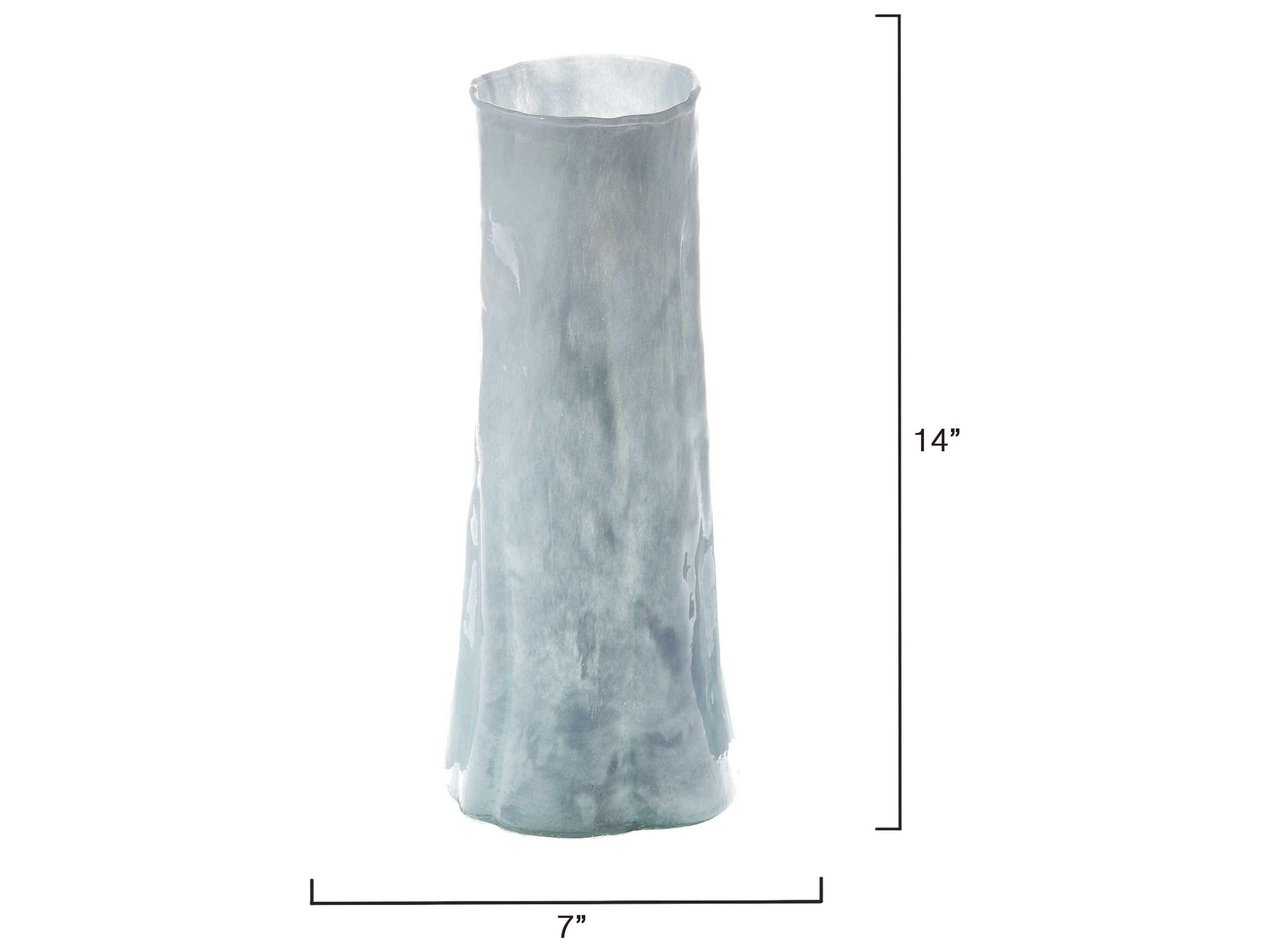 Jamie Young Sequoia Pale Blue Vase