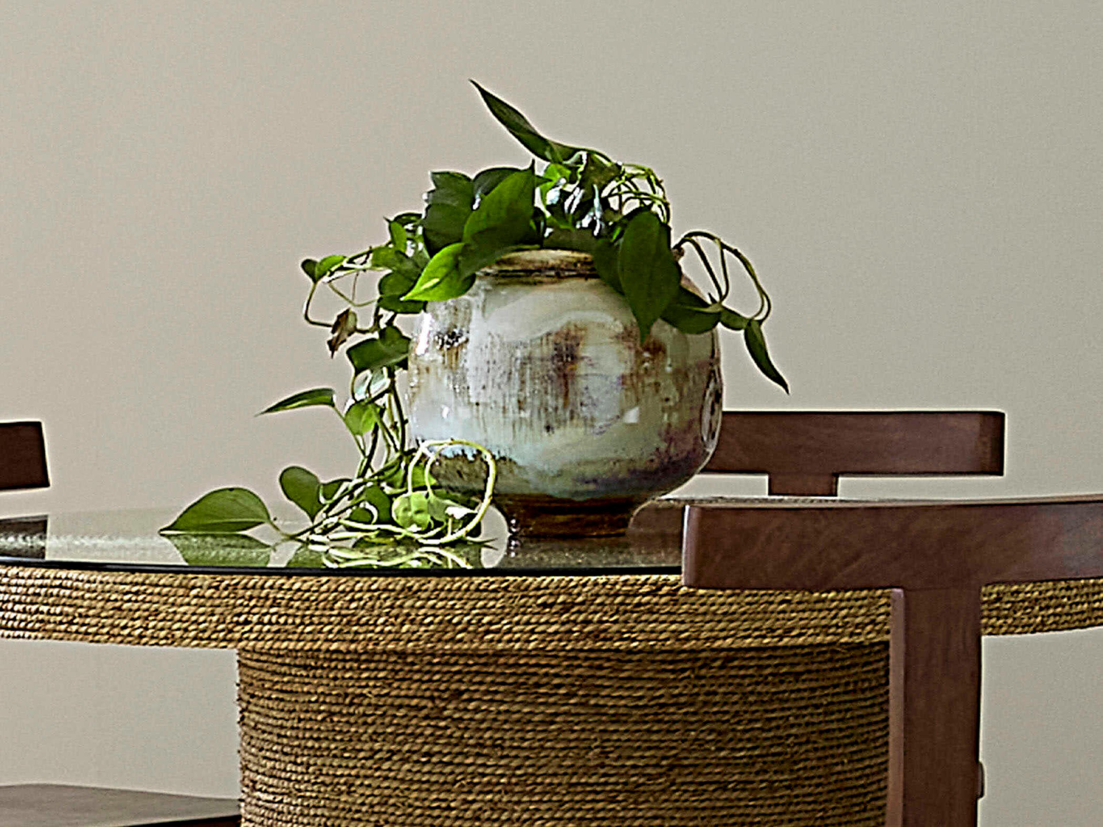 Jamie Young Seville Reactive Blue Natural Purple Glaze Vase