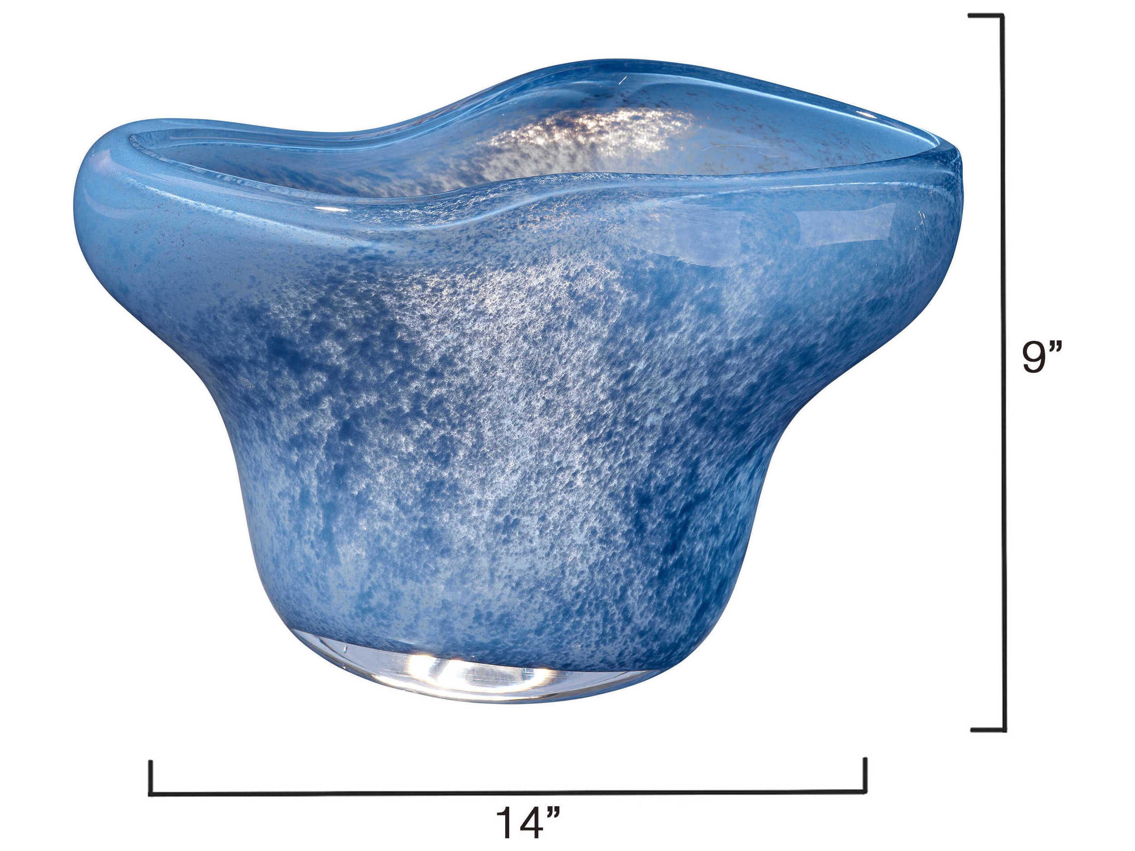 Jamie Young Splash Blue Decorative Plate