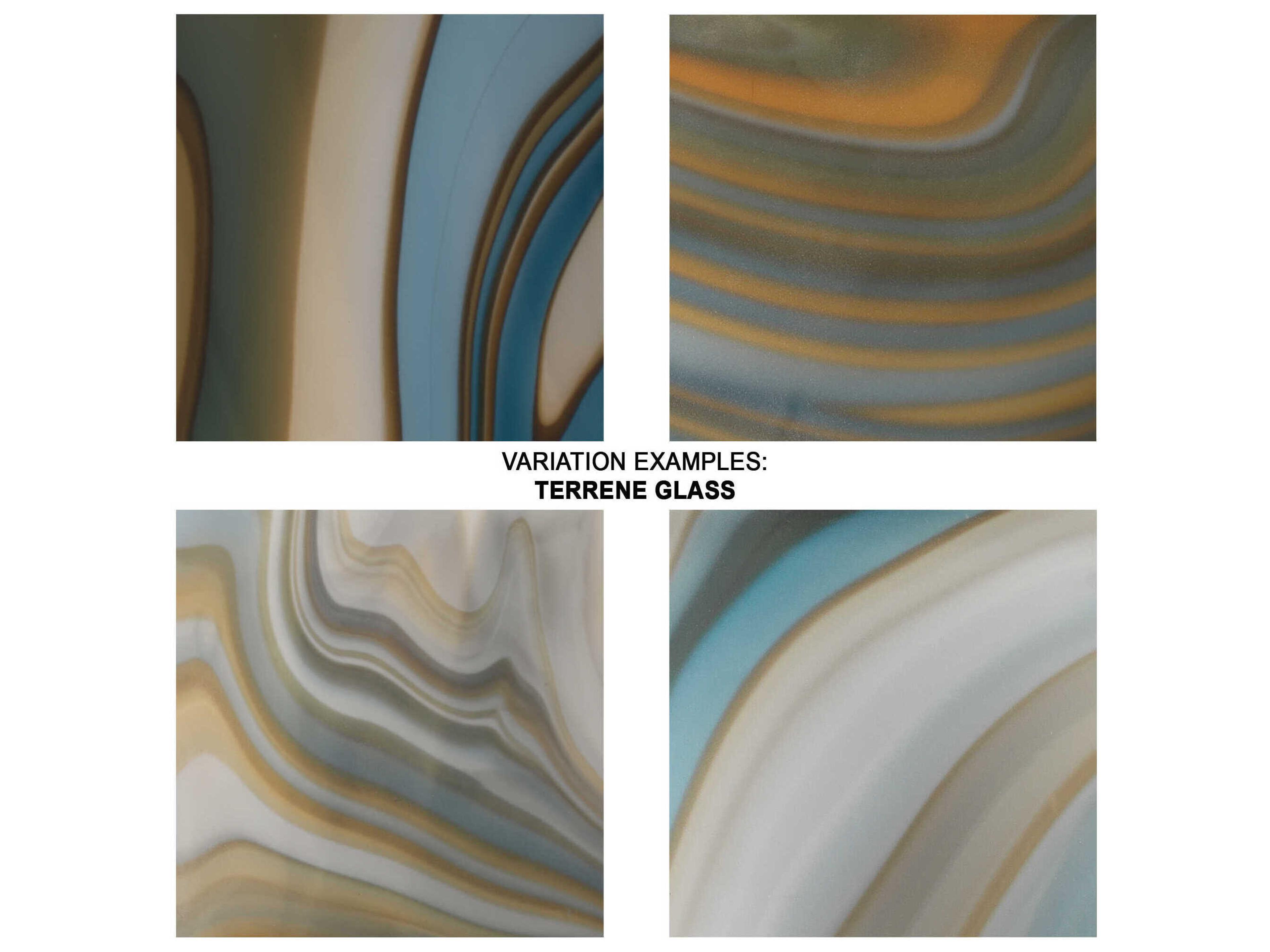 Jamie Young Terrene Blue 11" High Vase