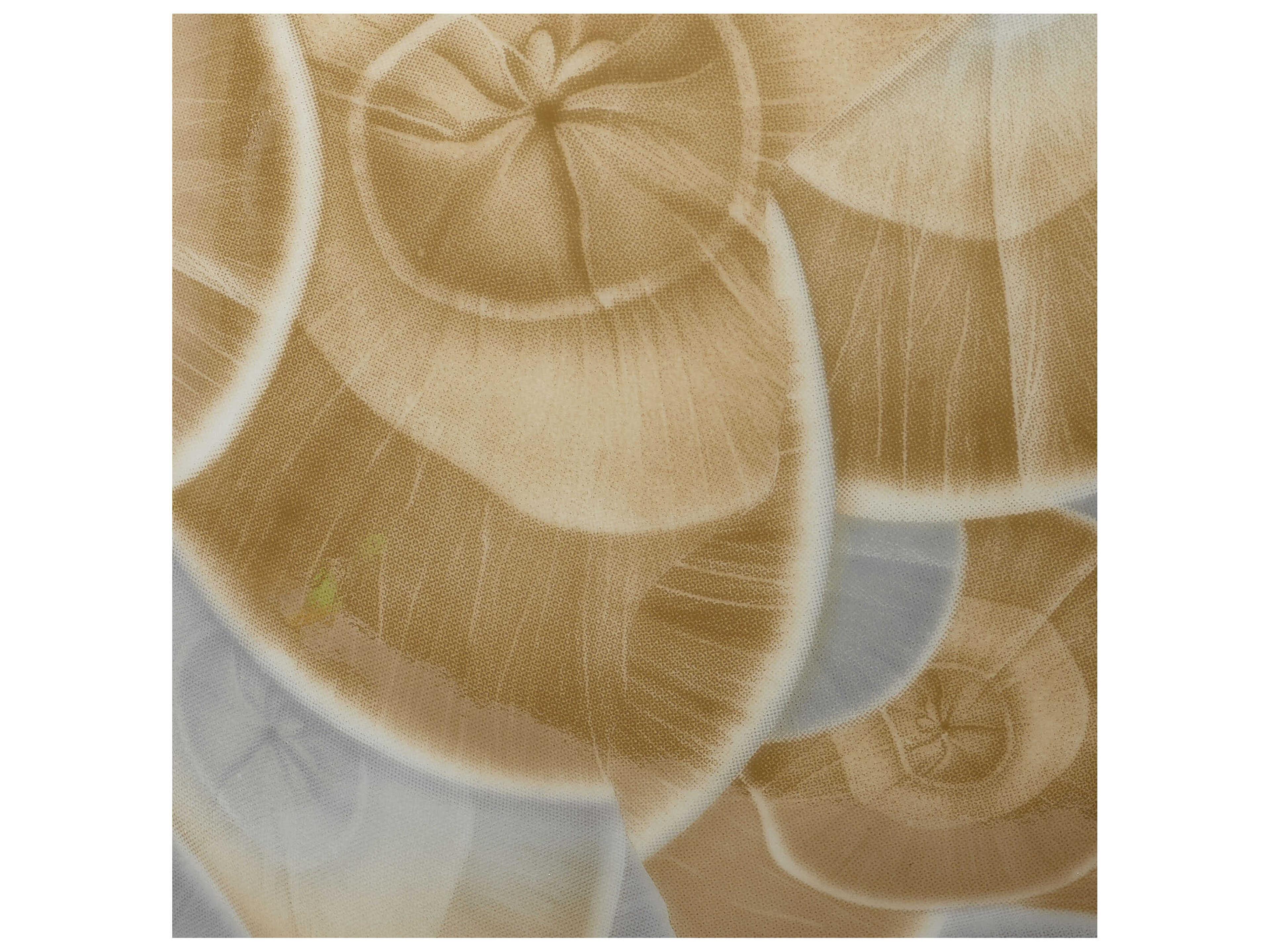 Jamie Young Tranquil Printed Blue Natural Glaze Vase