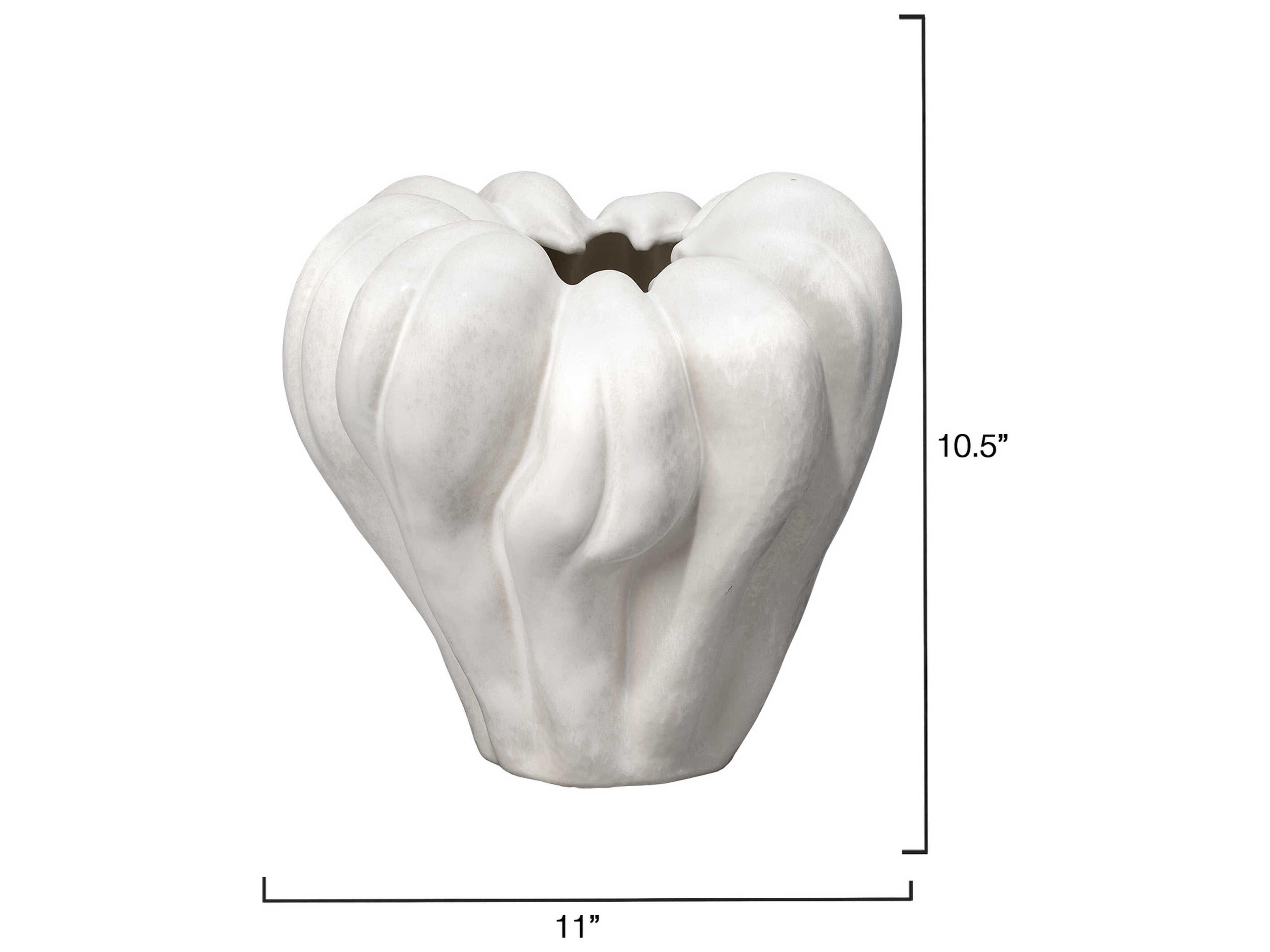 Jamie Young Tulip Off White Vase