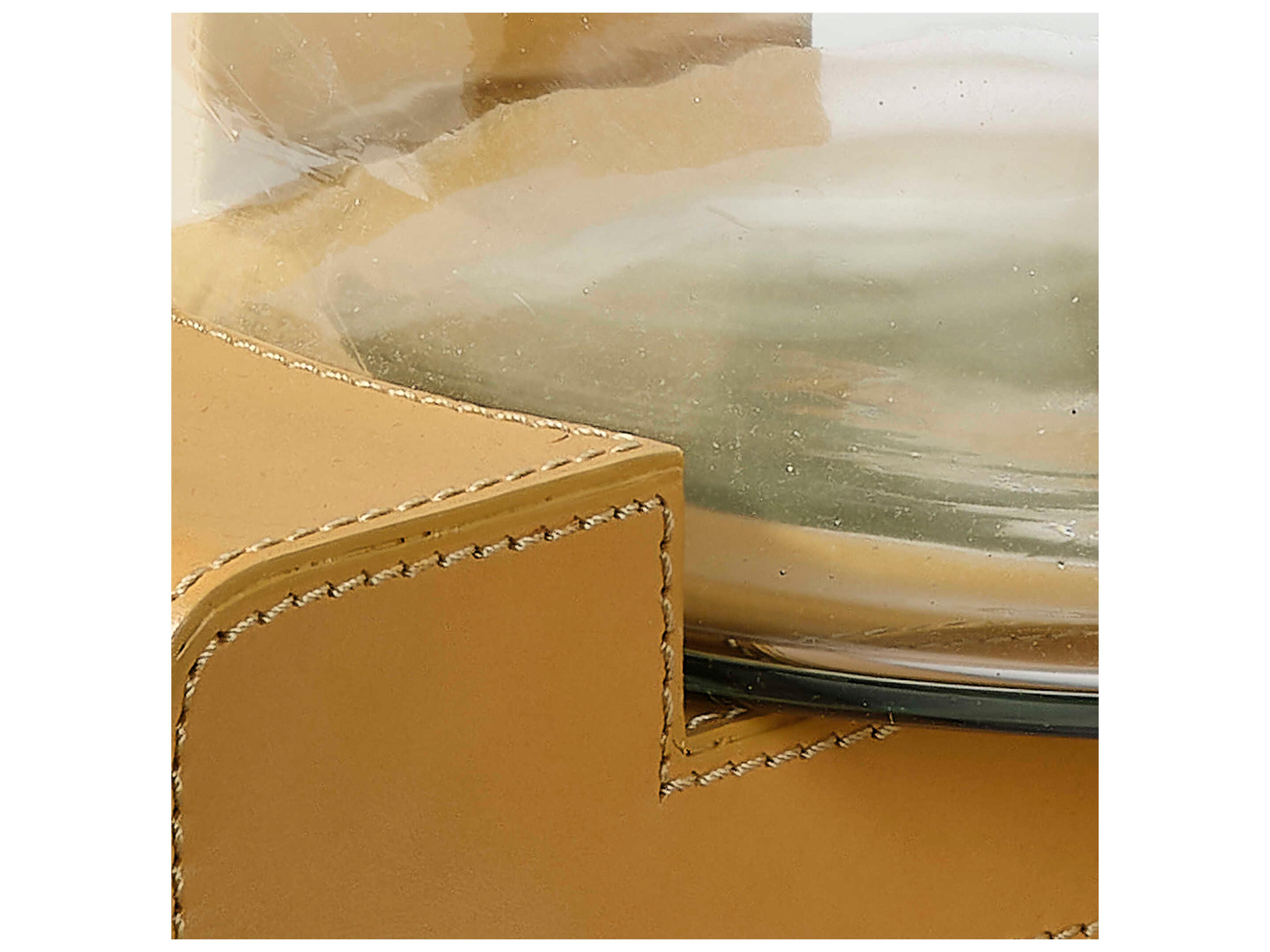 Jamie Young Vector Brass / Cashew Hurricane