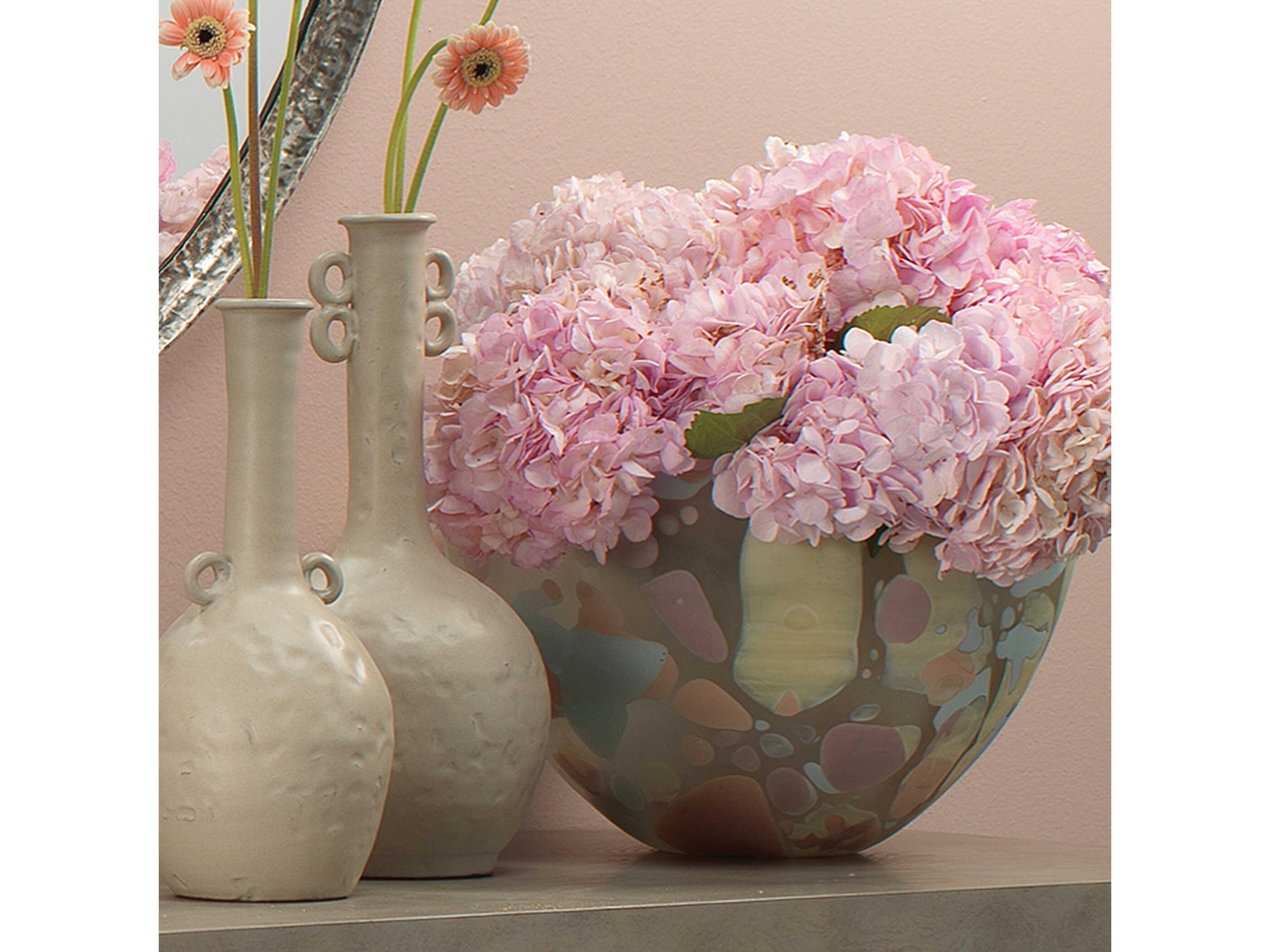 Jamie Young Watercolor Pastel Multicolor 14" Decorative Bowl