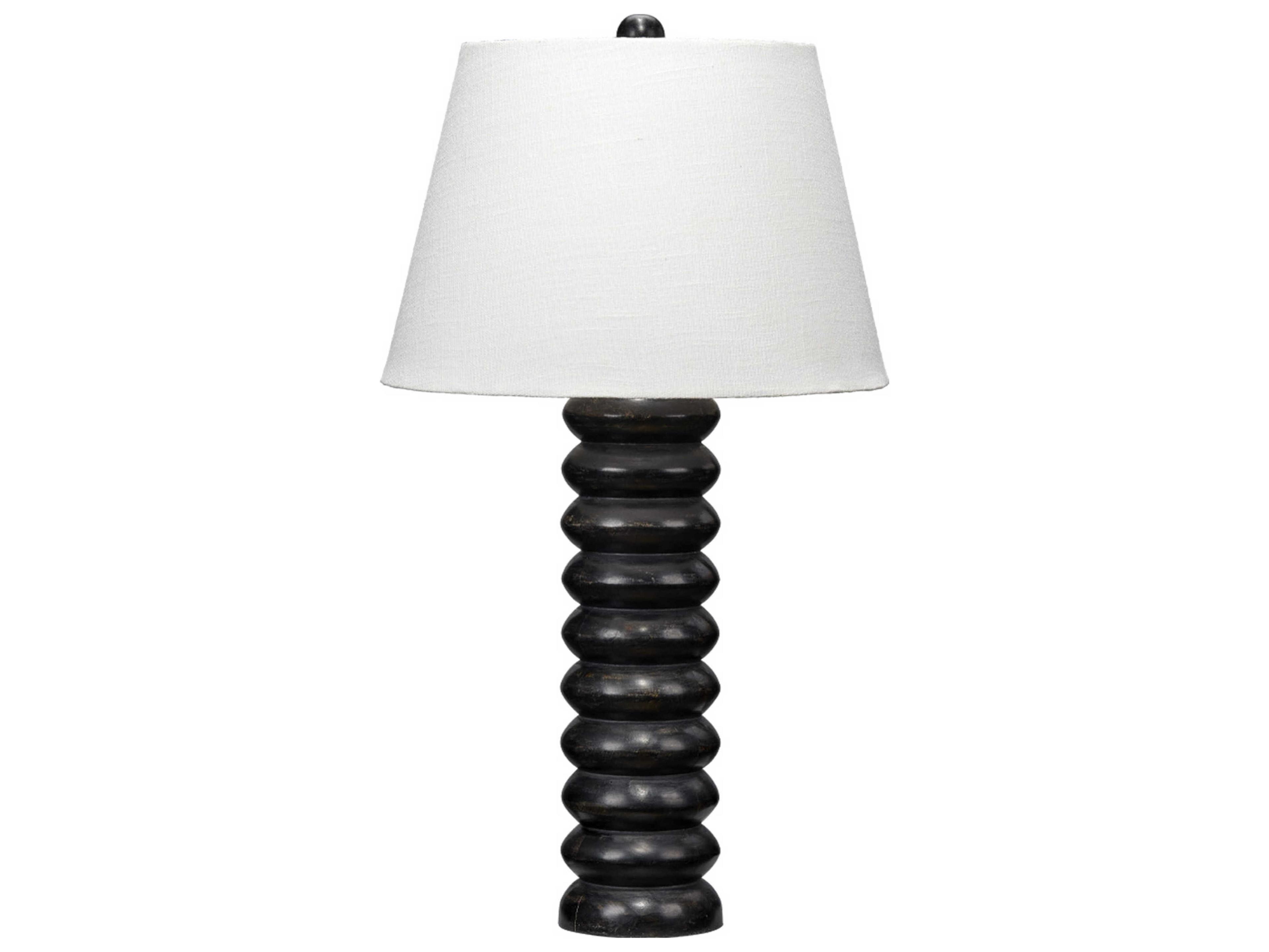 Jamie Young Abacus Black Buffet Lamp
