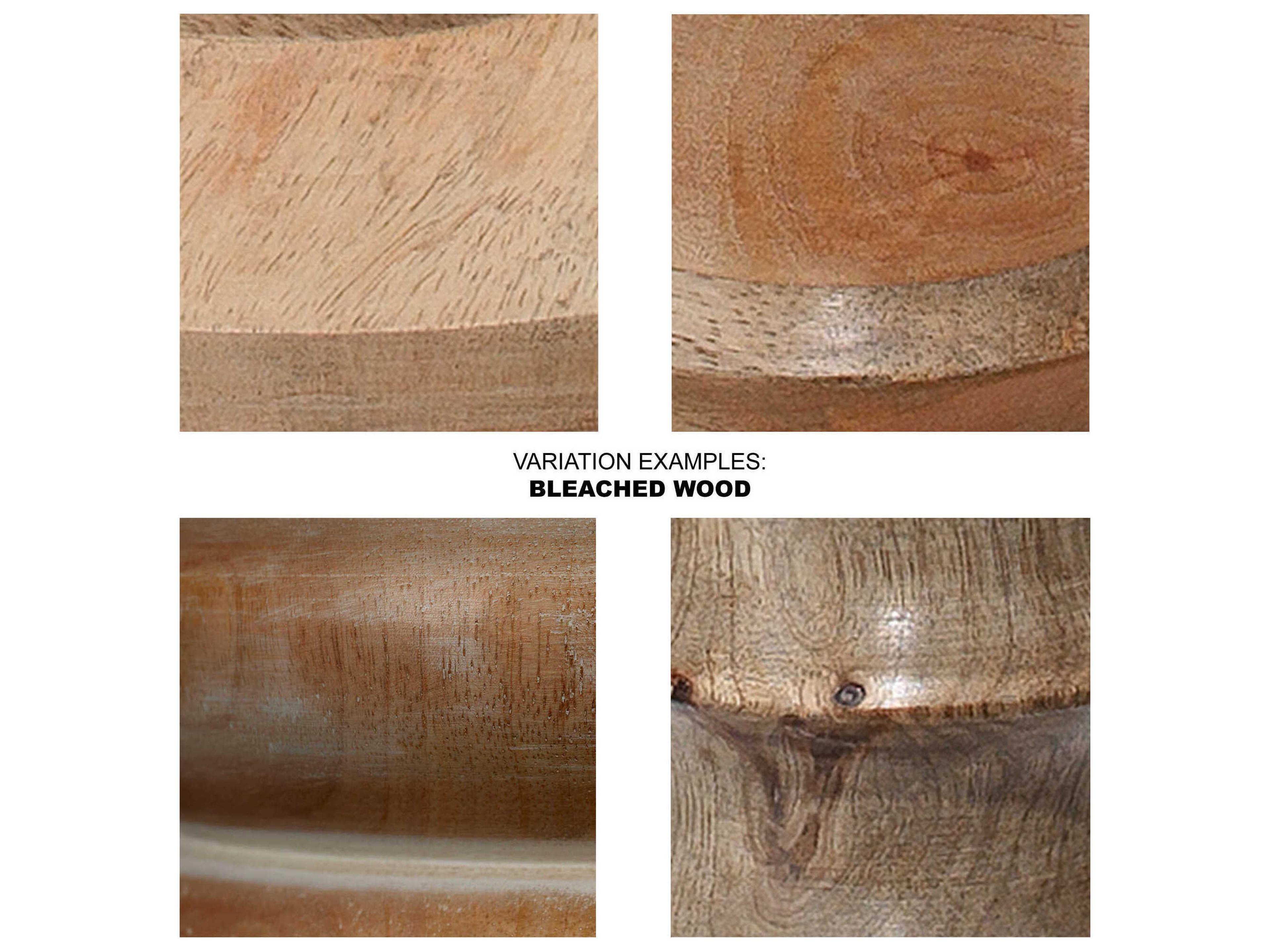 Jamie Young Abacus Natural Bleached Wood Buffet Lamp