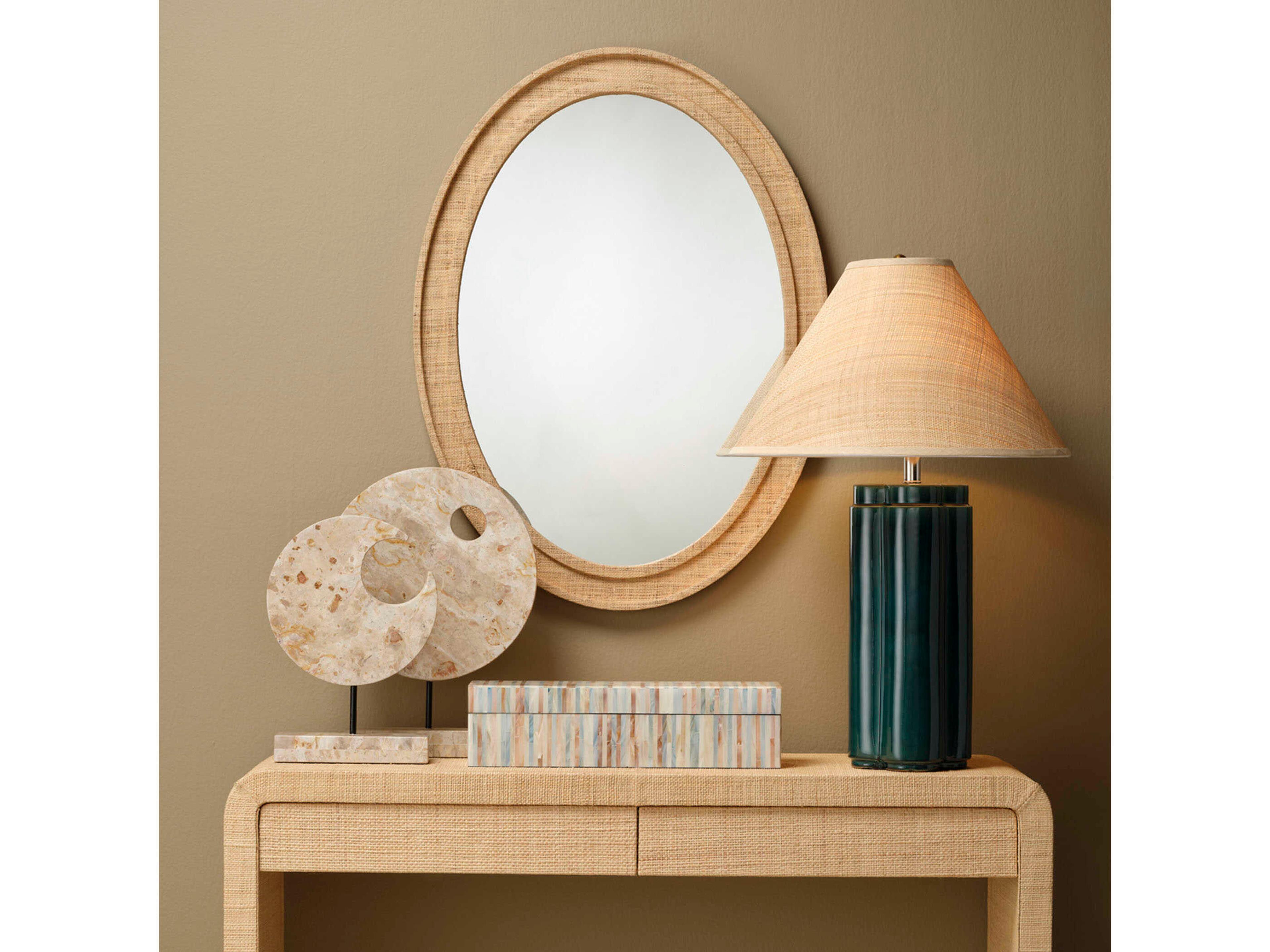 Jamie Young Allister Blue Buffet Lamp