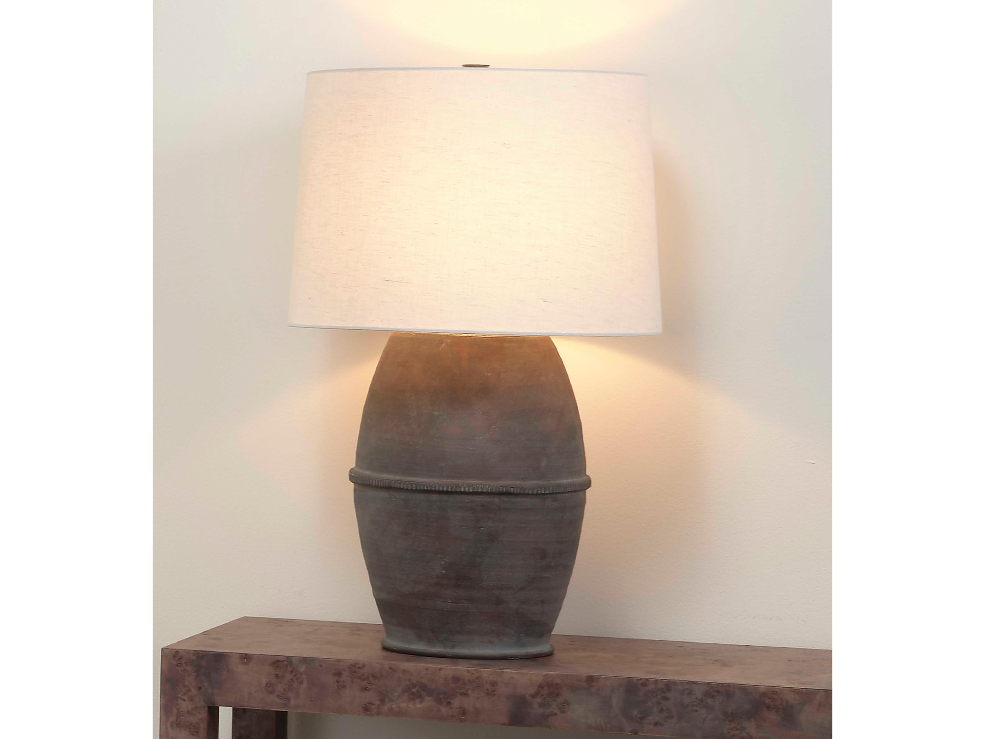 Jamie Young Dark Grey Buffet Lamp