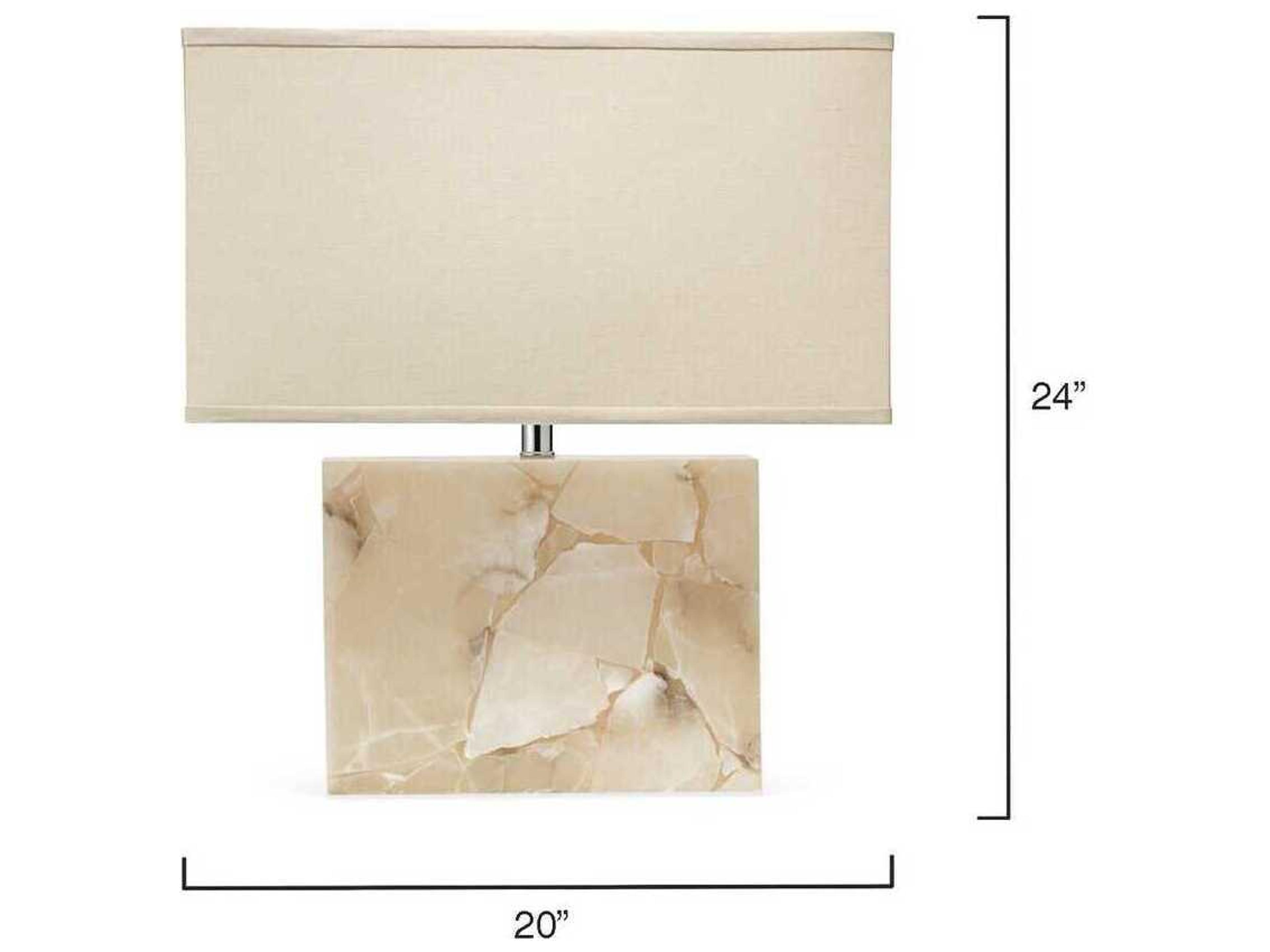 Jamie Young Borealis White Table Lamp