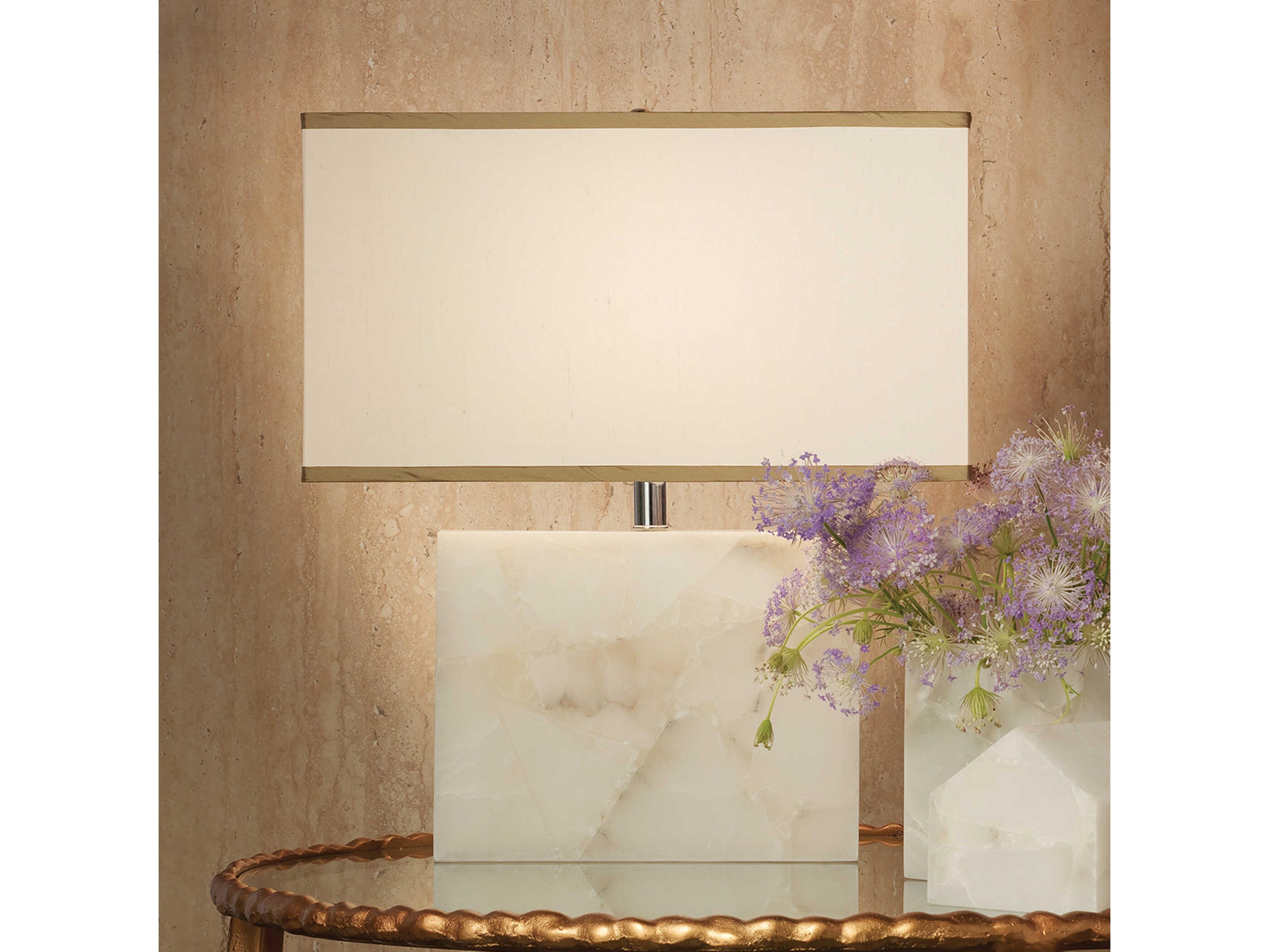 Jamie Young Borealis White Table Lamp