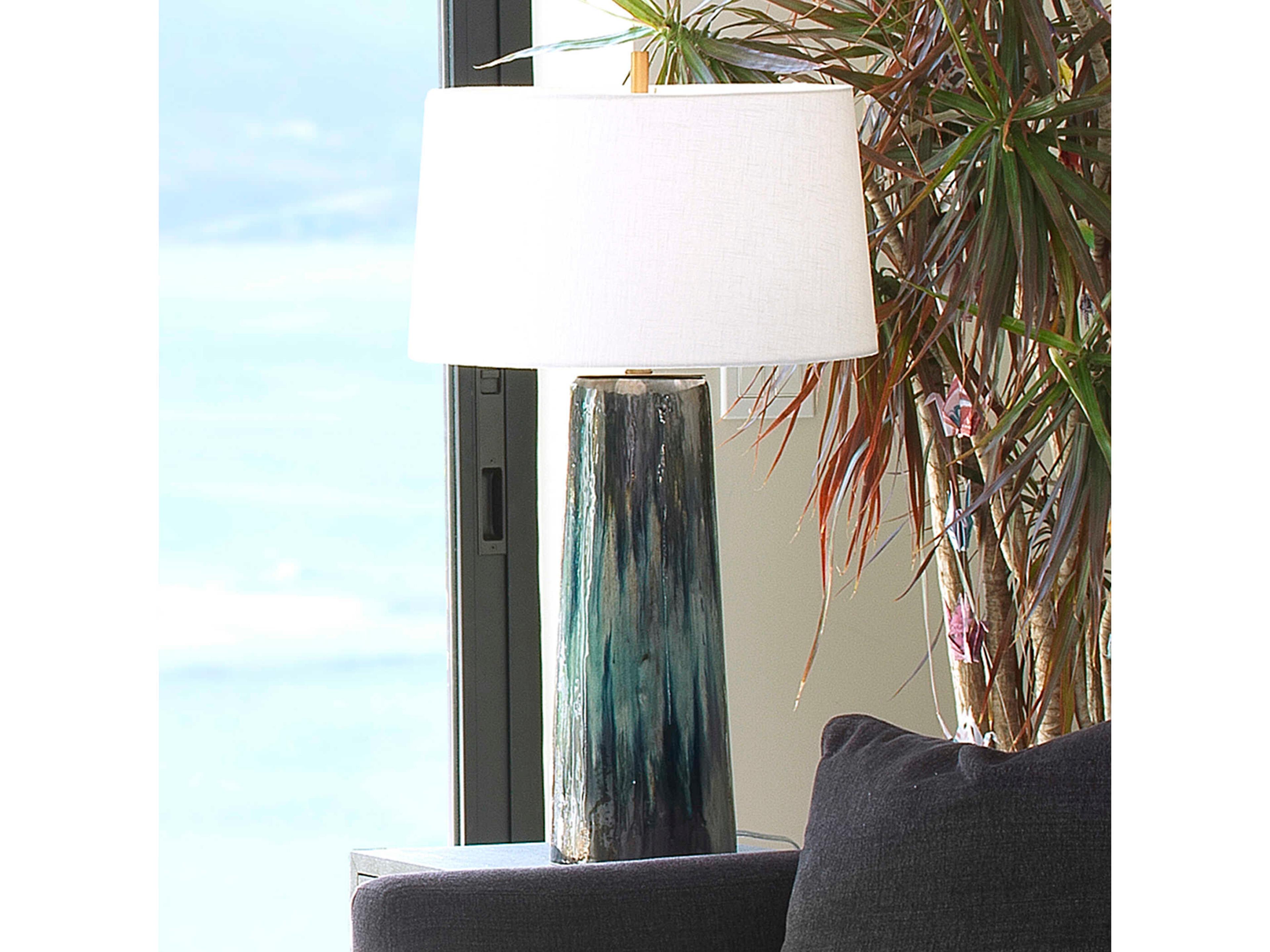 Jamie Young Blue Table Lamp