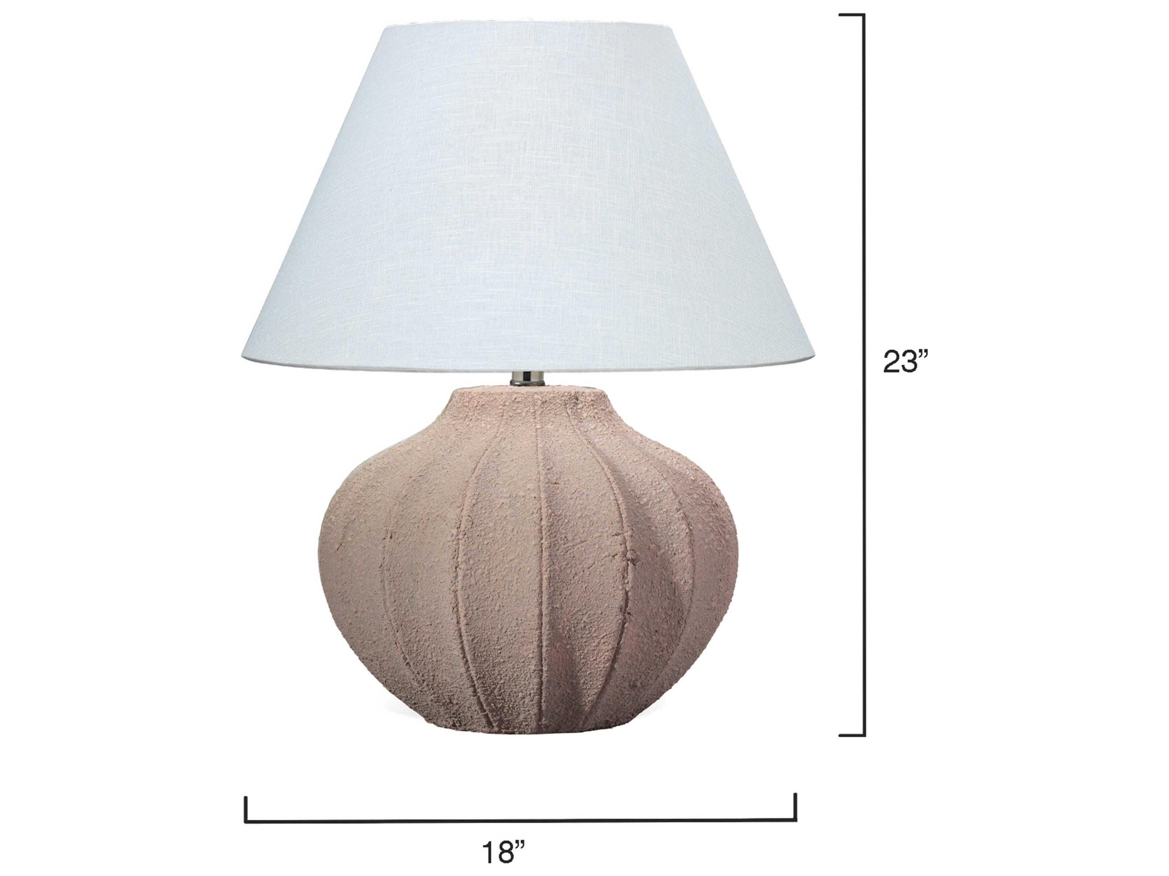 Jamie Young Sand Brown Table Lamp