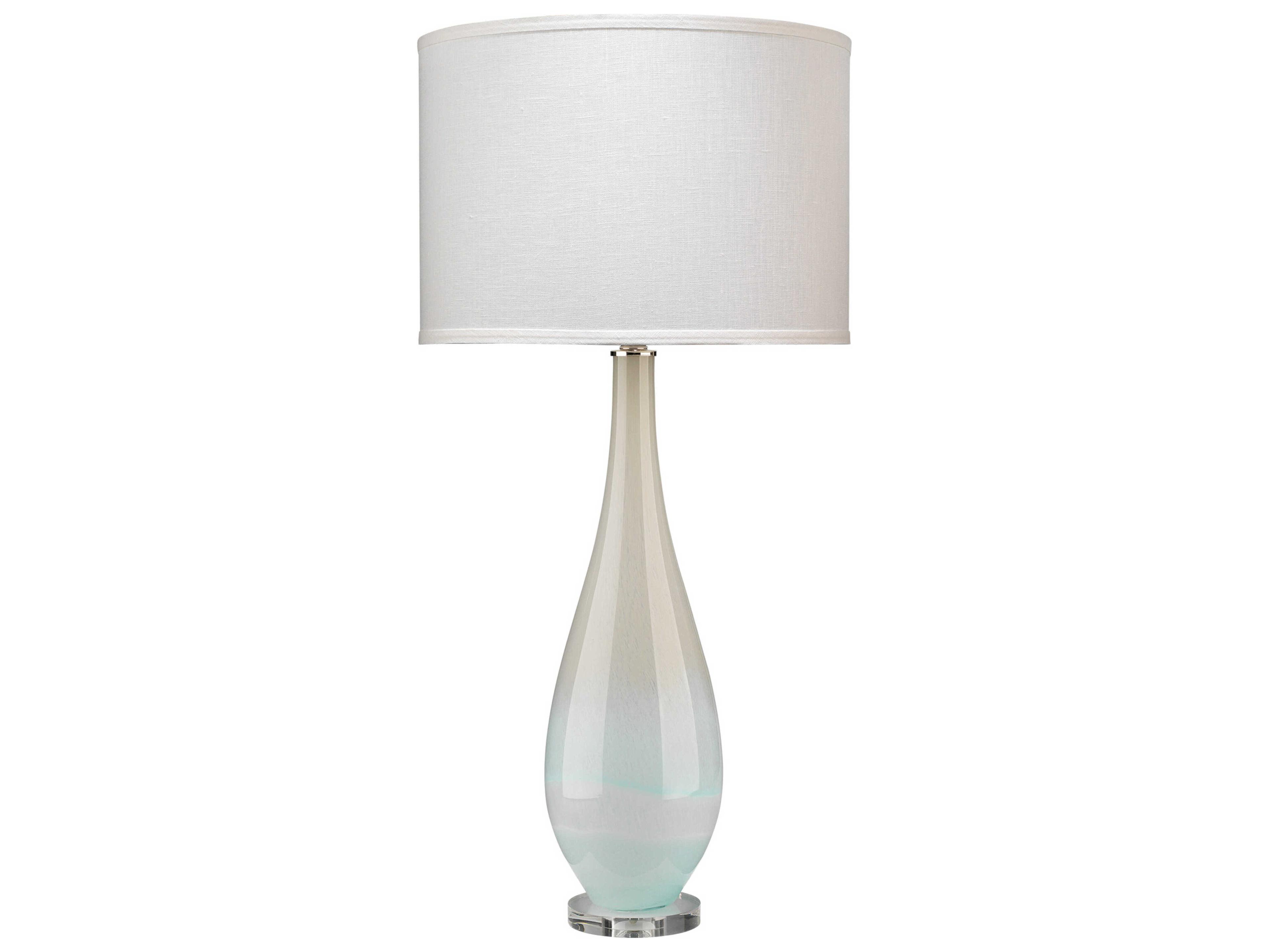 Jamie Young Dewdrop Sky Blue Blown Glass Buffet Lamp