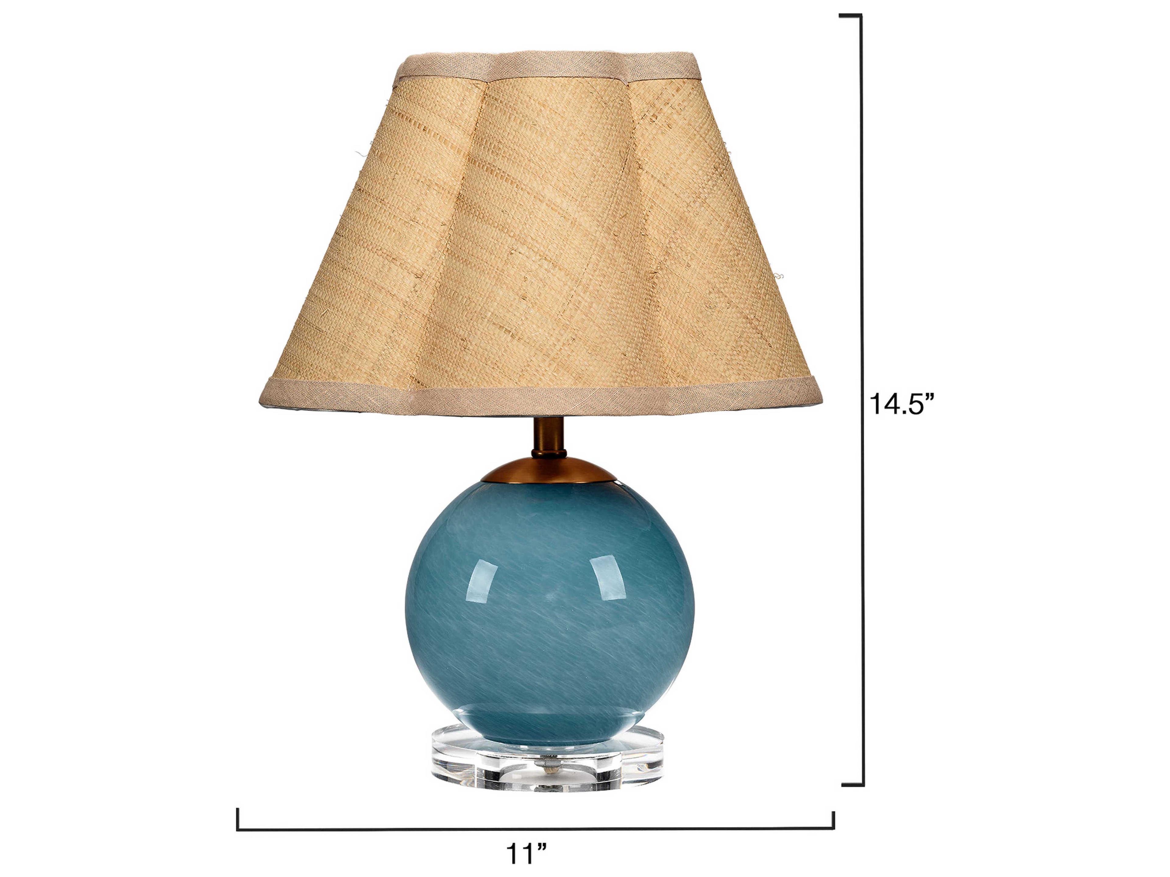 Jamie Young Dottie Blue Table Lamp
