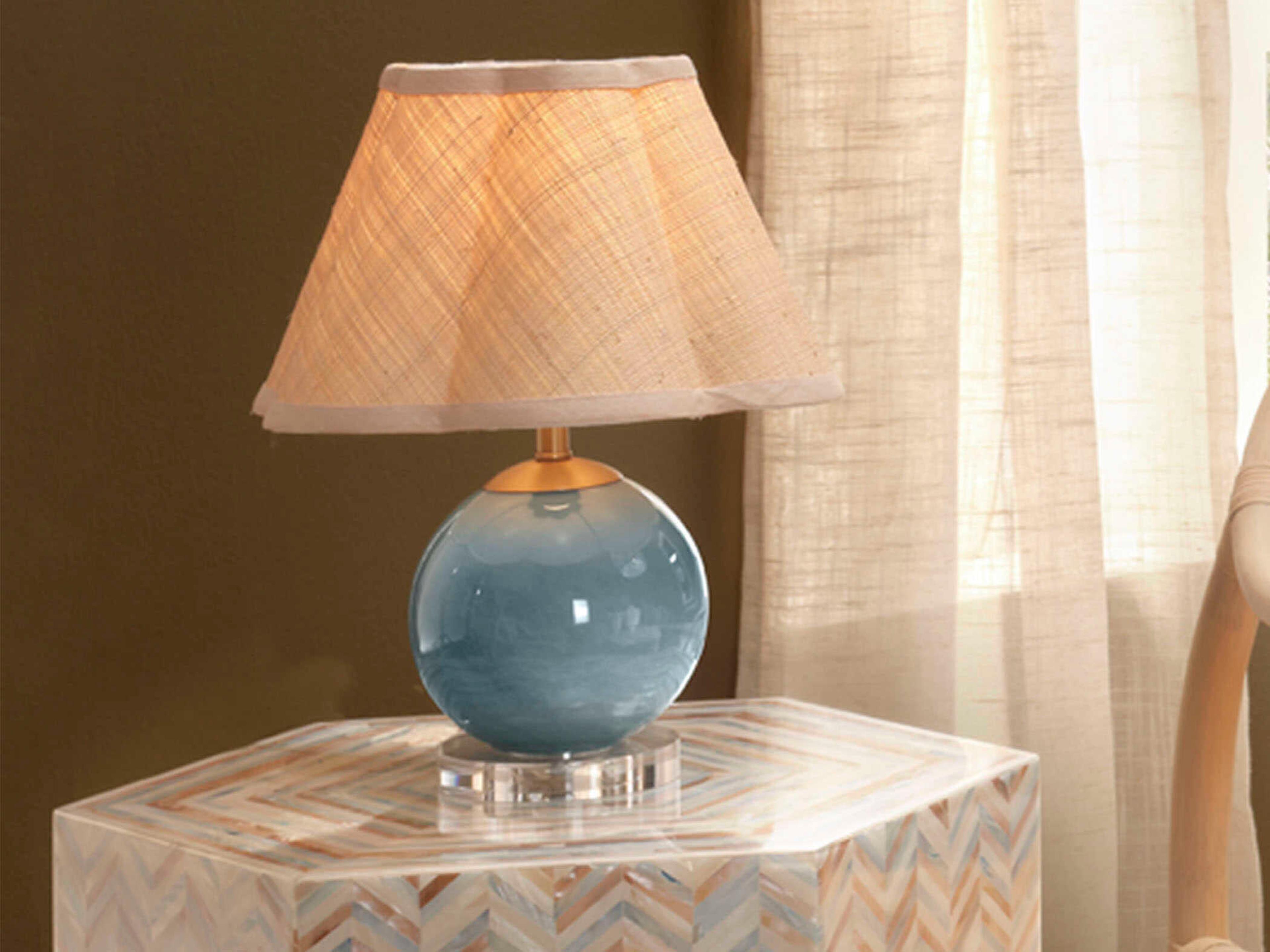Jamie Young Dottie Blue Table Lamp