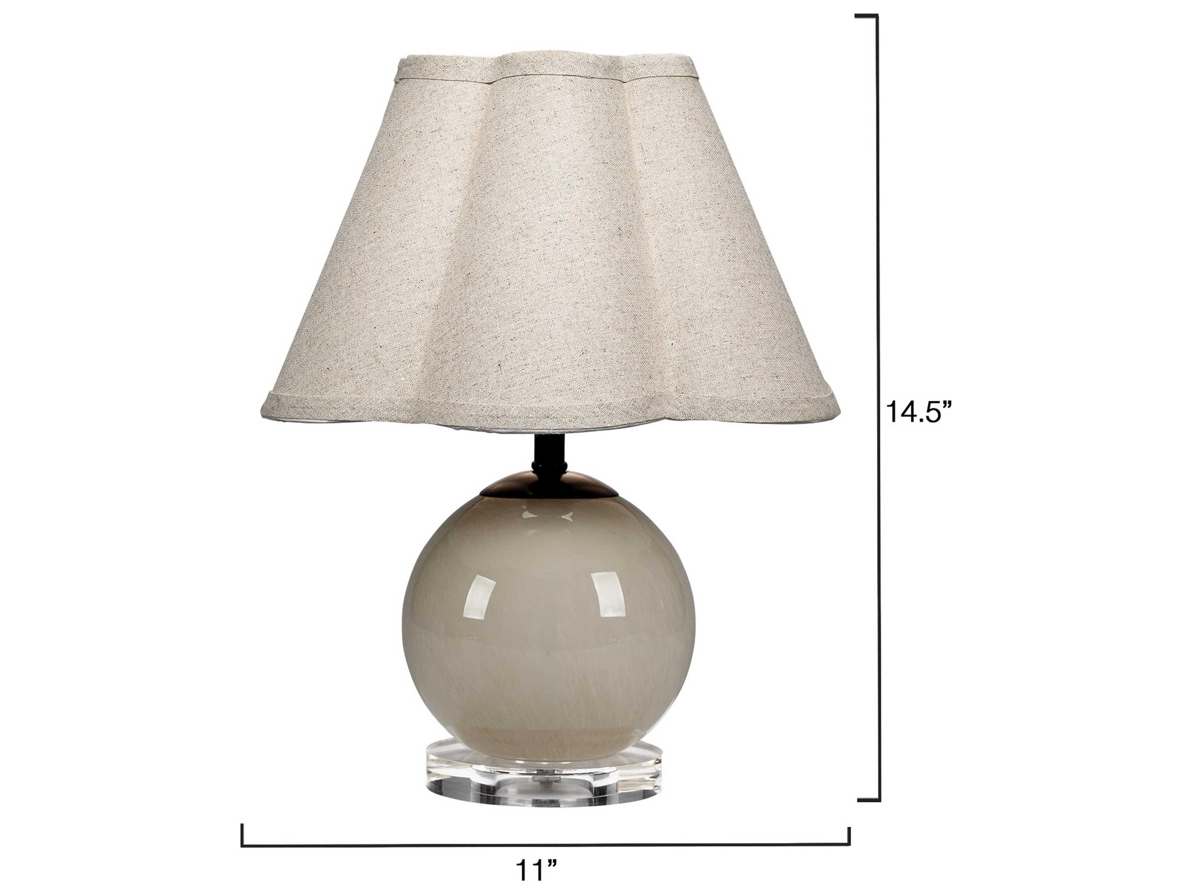 Jamie Young Dottie Taupe Table Lamp