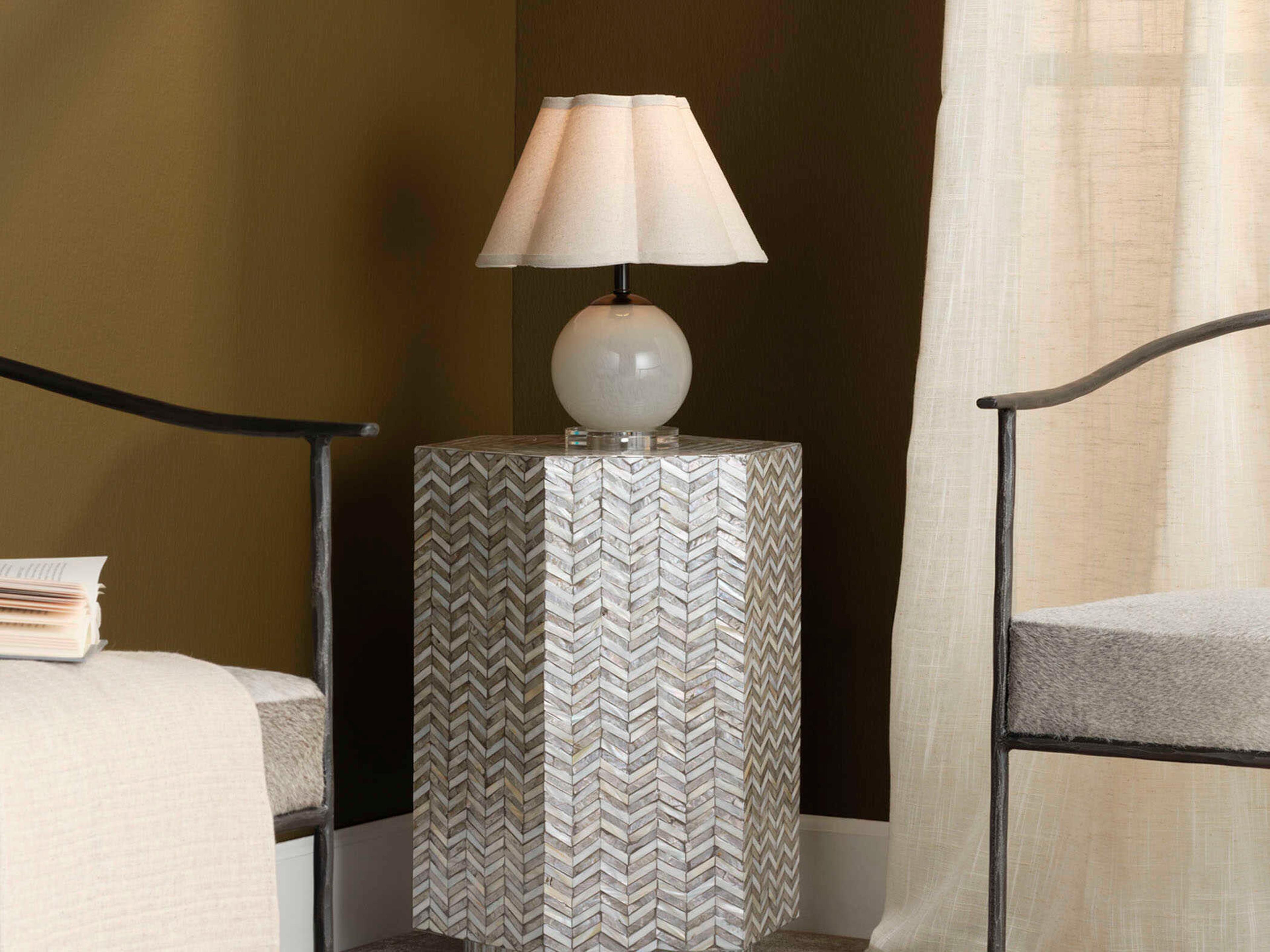 Jamie Young Dottie Taupe Table Lamp