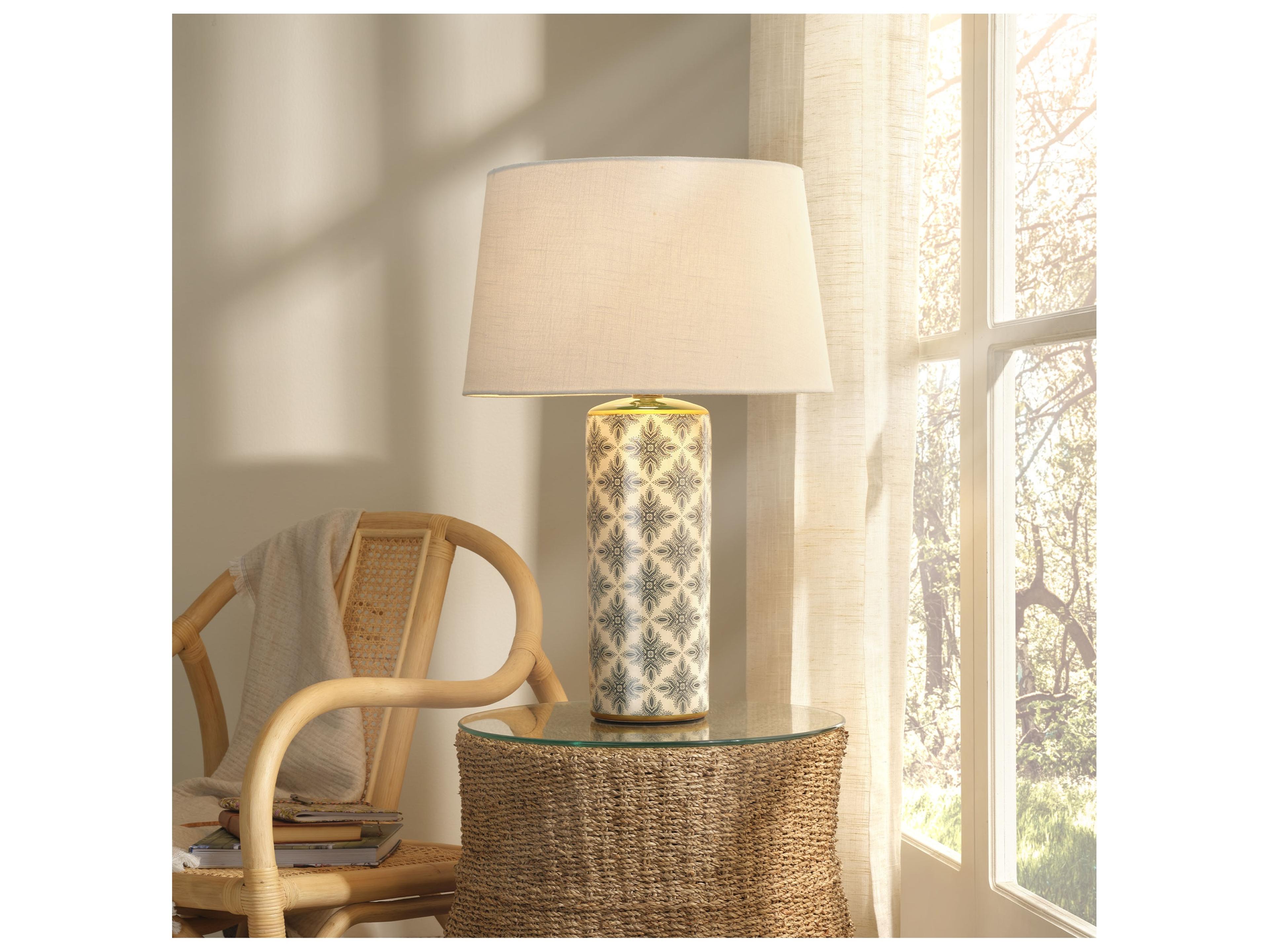 Jamie Young Harlequin Brass Table Lamp