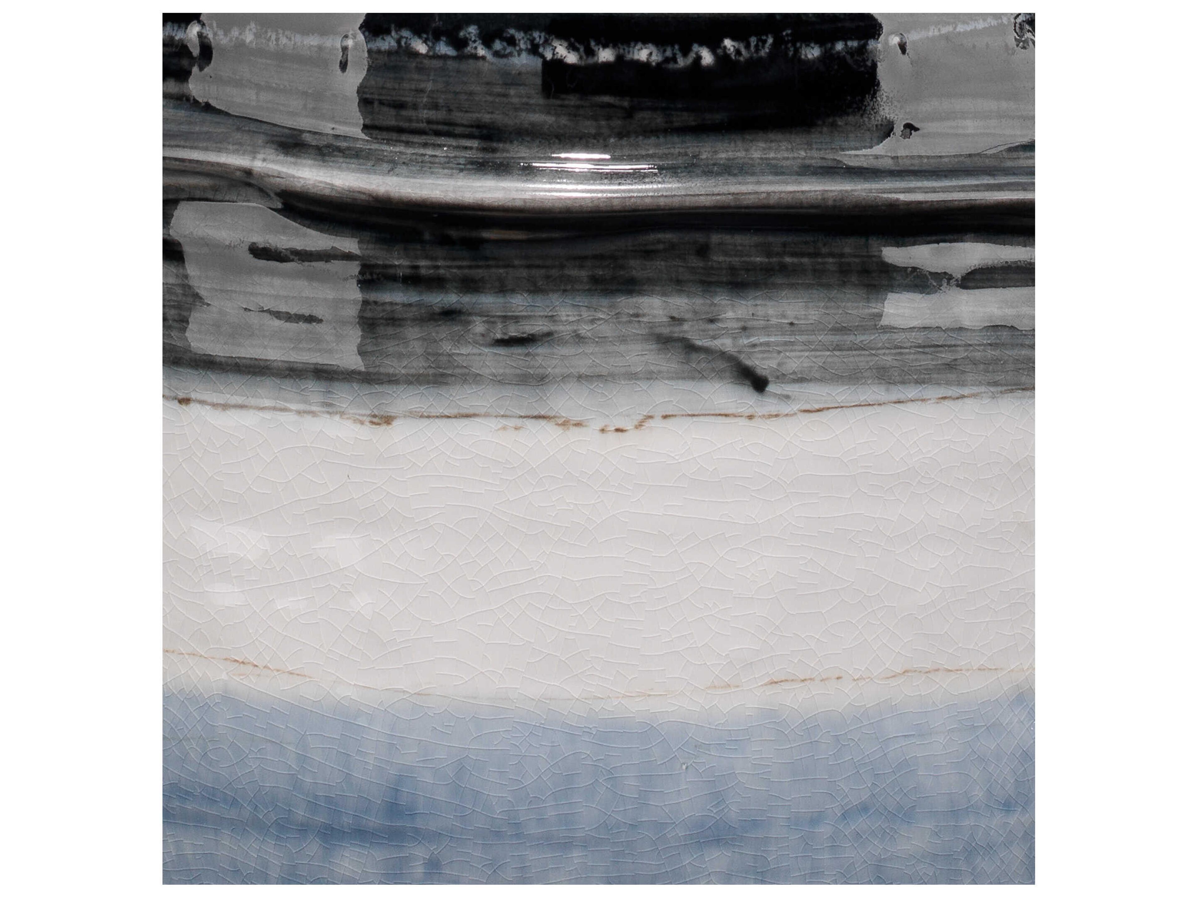 Jamie Young Horizon Grey Black White Ceramic Buffet Lamp