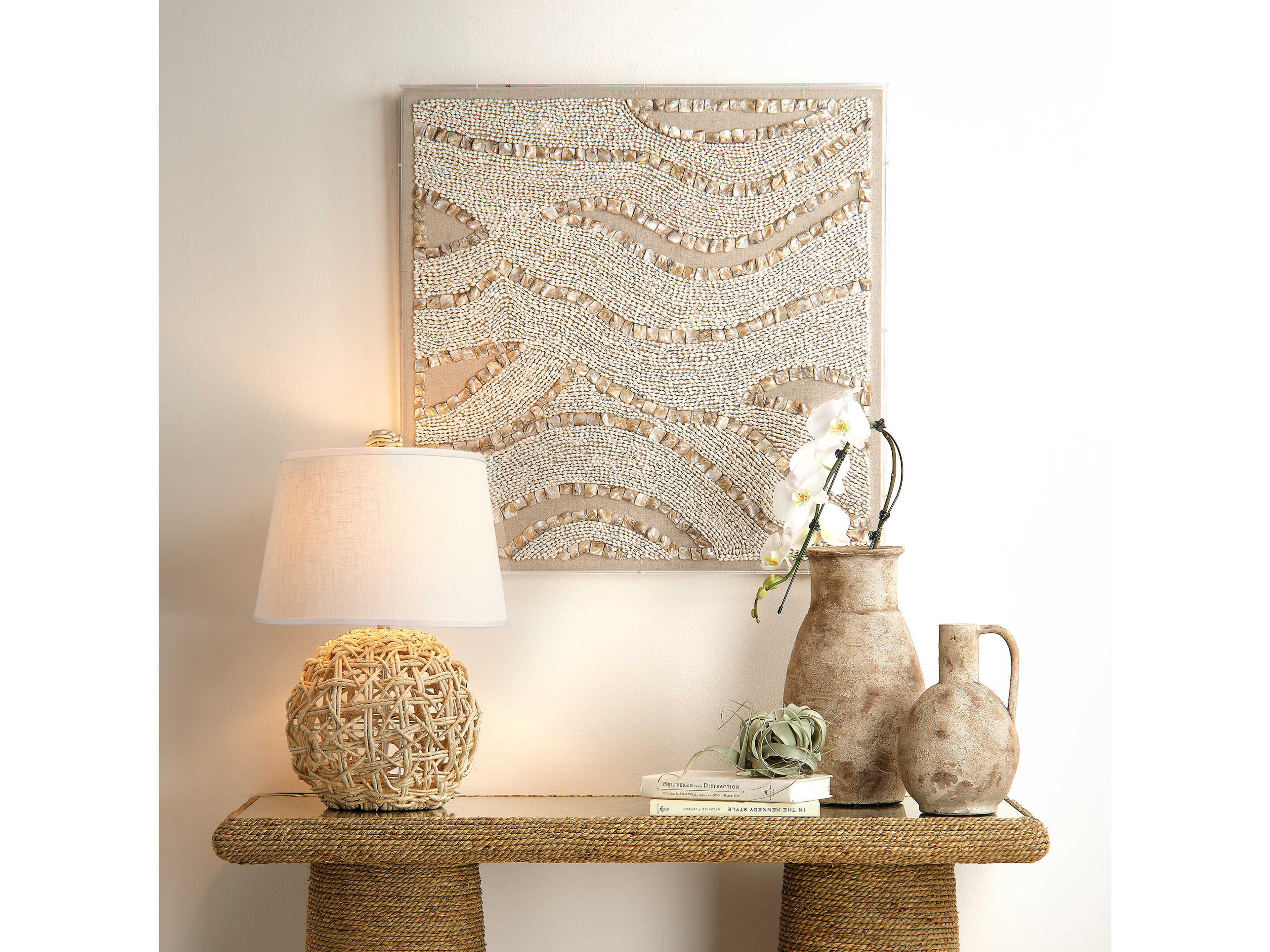 Jamie Young Natural Brown Table Lamp