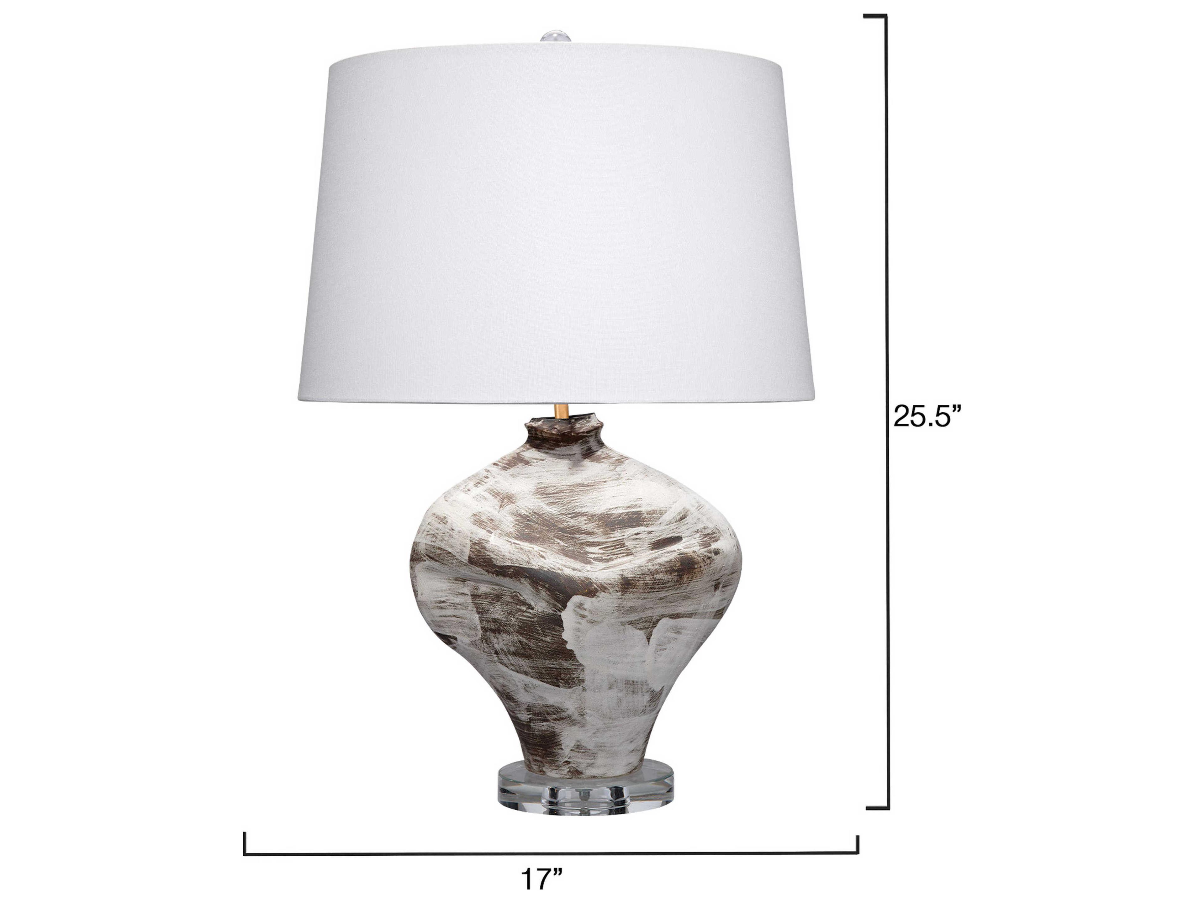 Jamie Young Maurice Cream Buffet Lamp