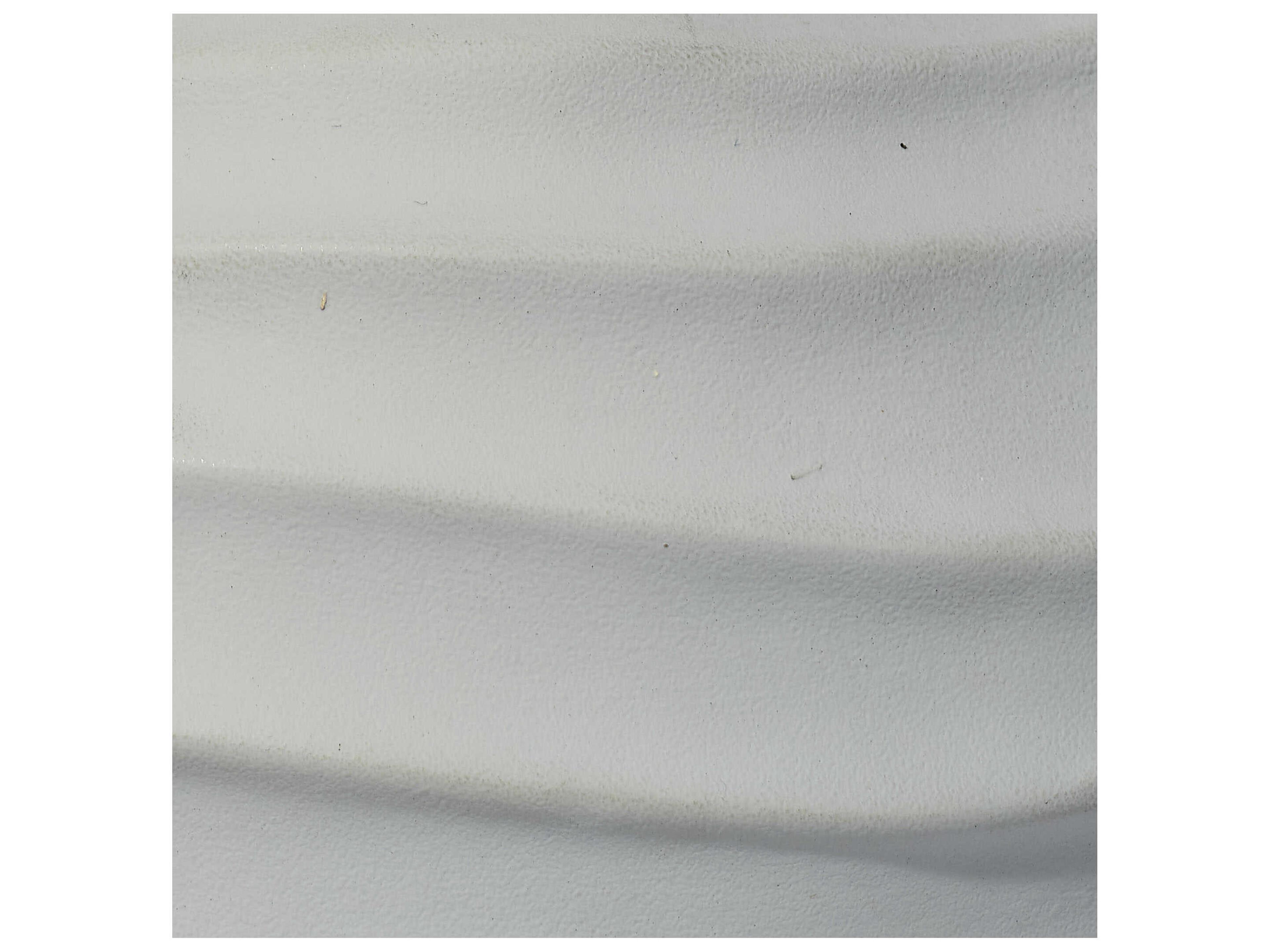 Jamie Young Oasis Matte Light Blue Tapered Drum White Linen Rolled Edge Table Lamp