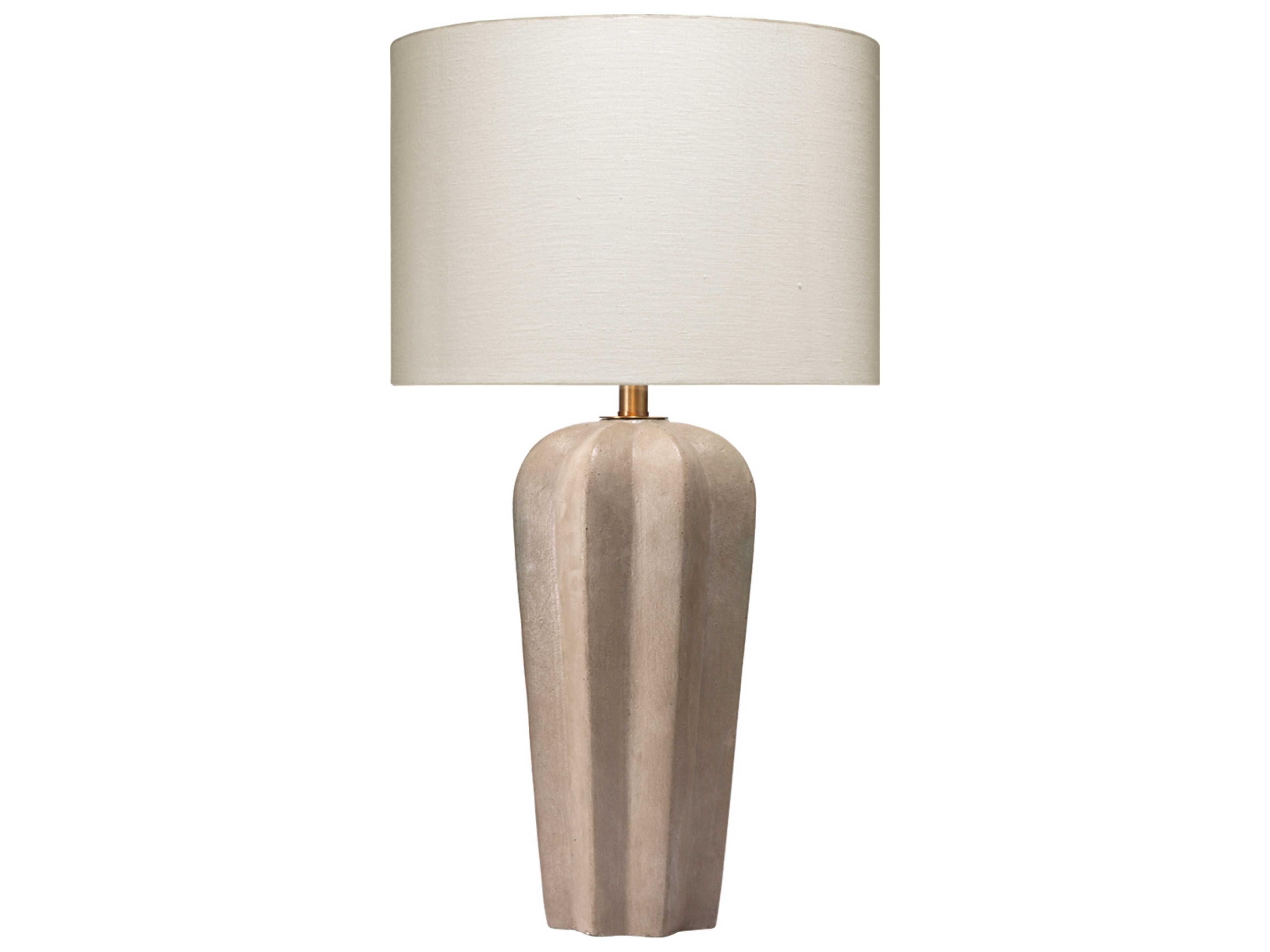 Jamie Young Grey Cement Buffet Lamp