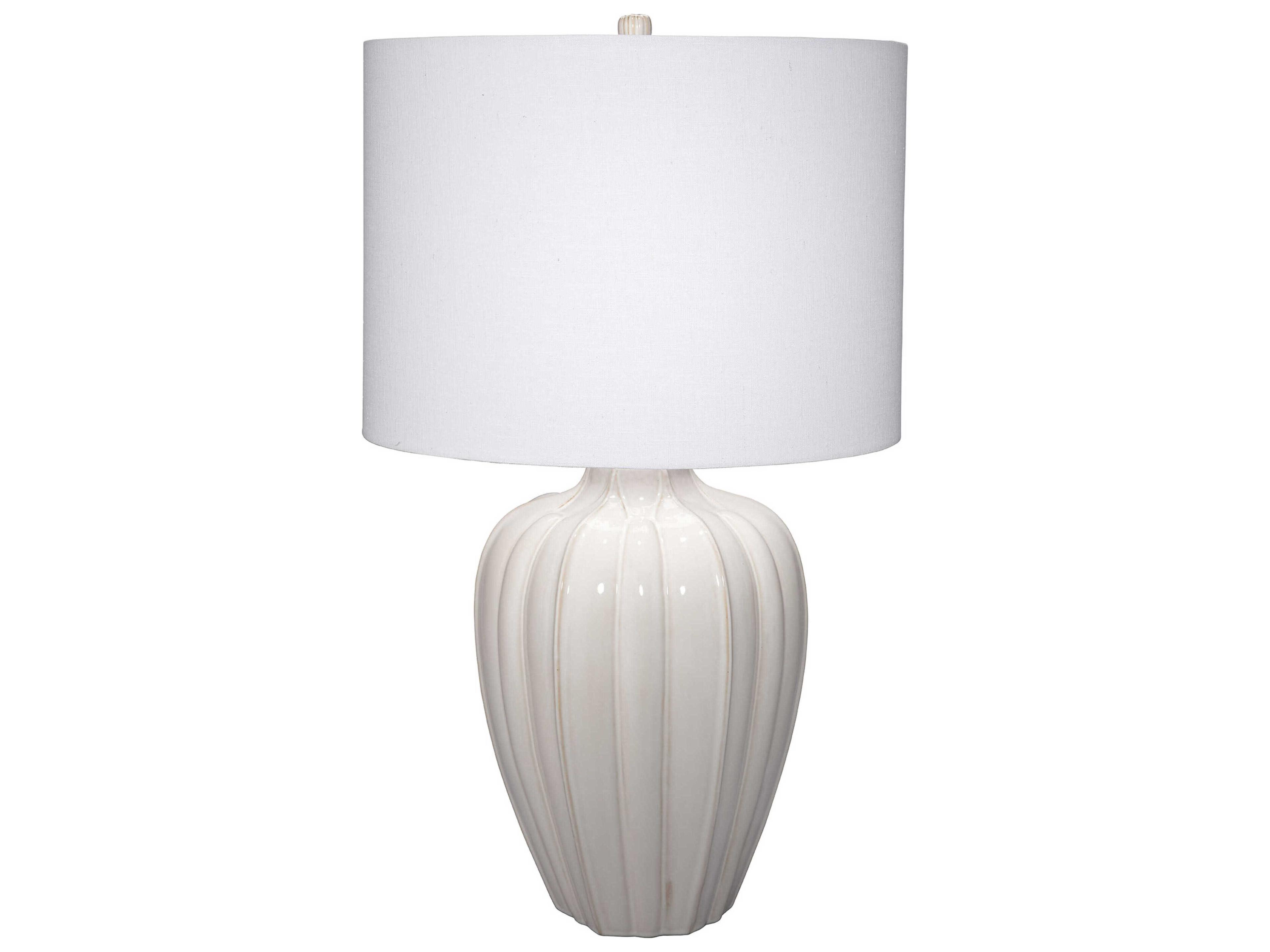 Jamie Young Seraphina Light Cream Buffet Lamp