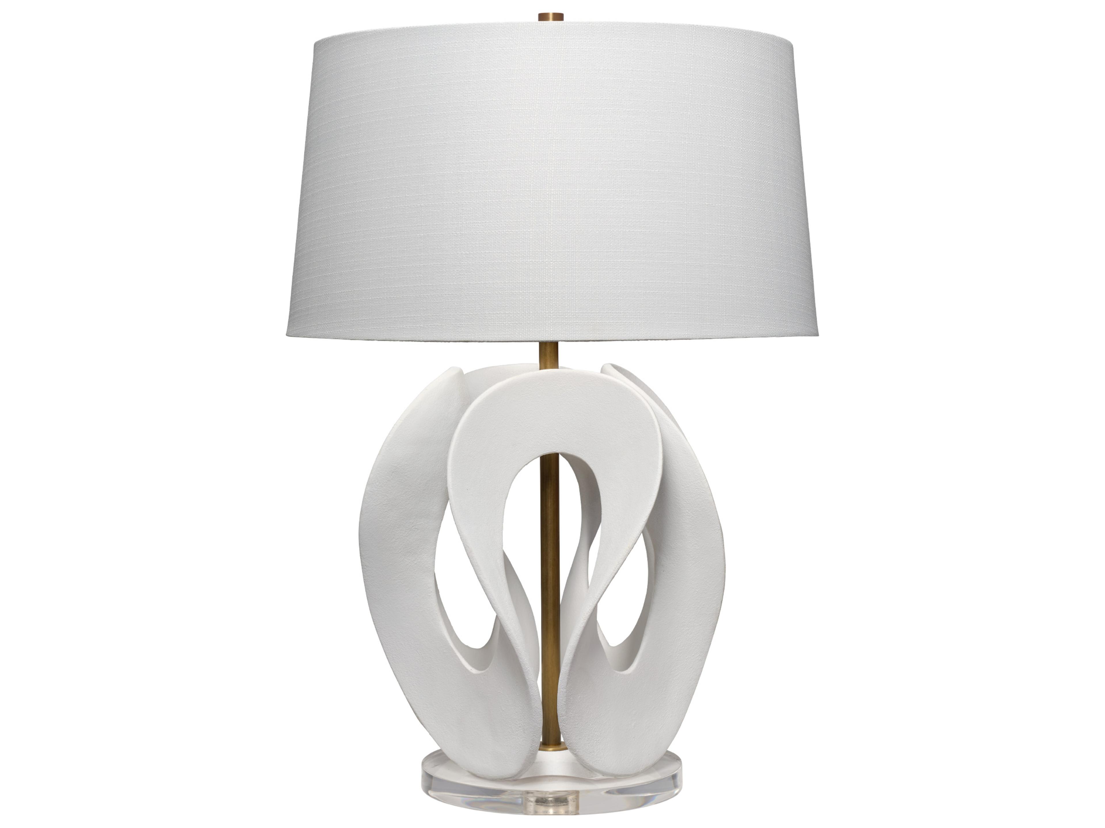 Swan Brass Table Lamp